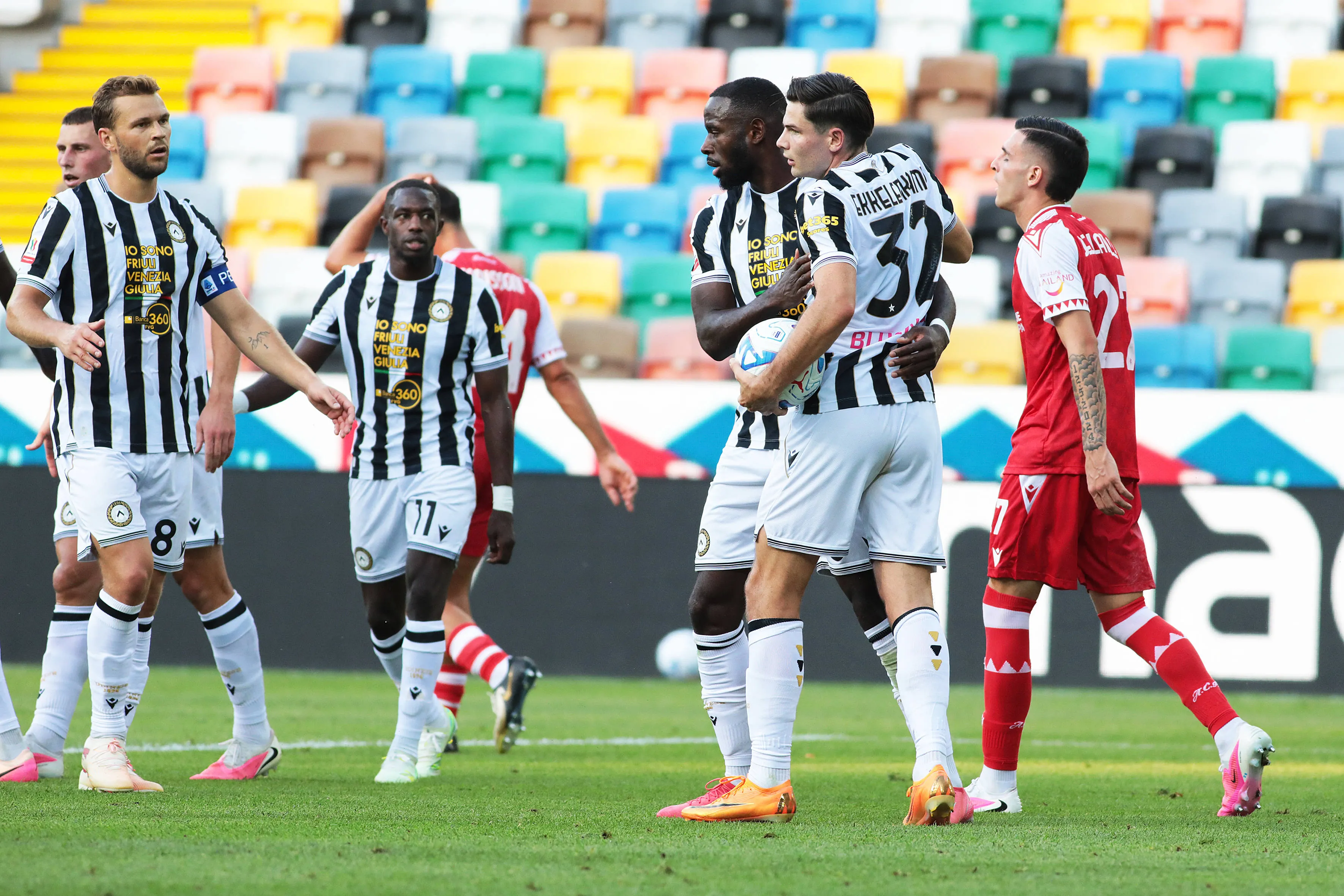 Udinese's Keinan Davis.