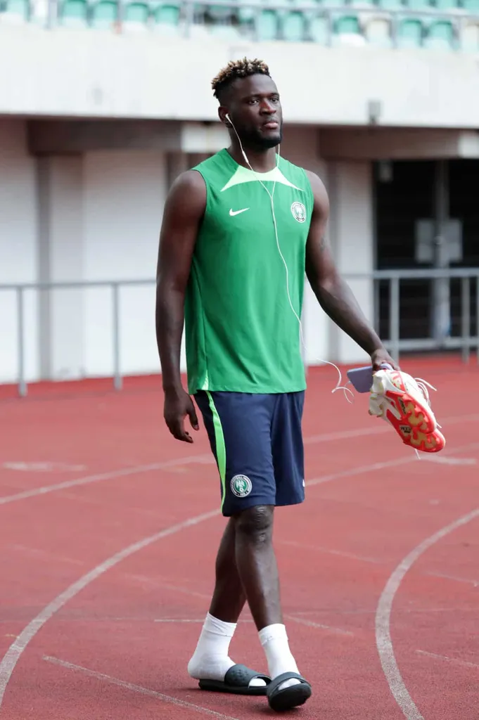 Victor Boniface in Nigeria colours