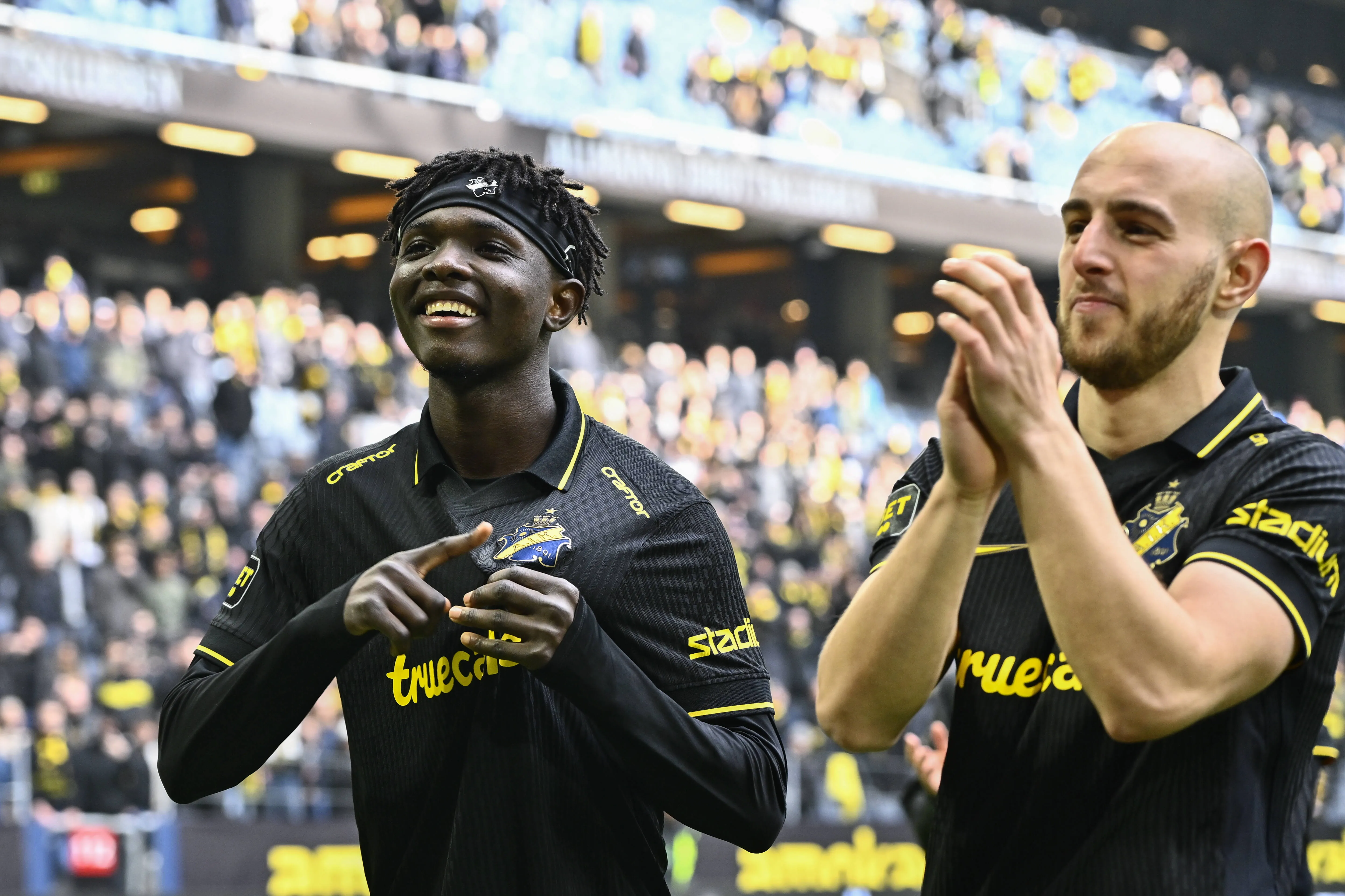 AIK s Zadok Yohanna and Amel Mujanic