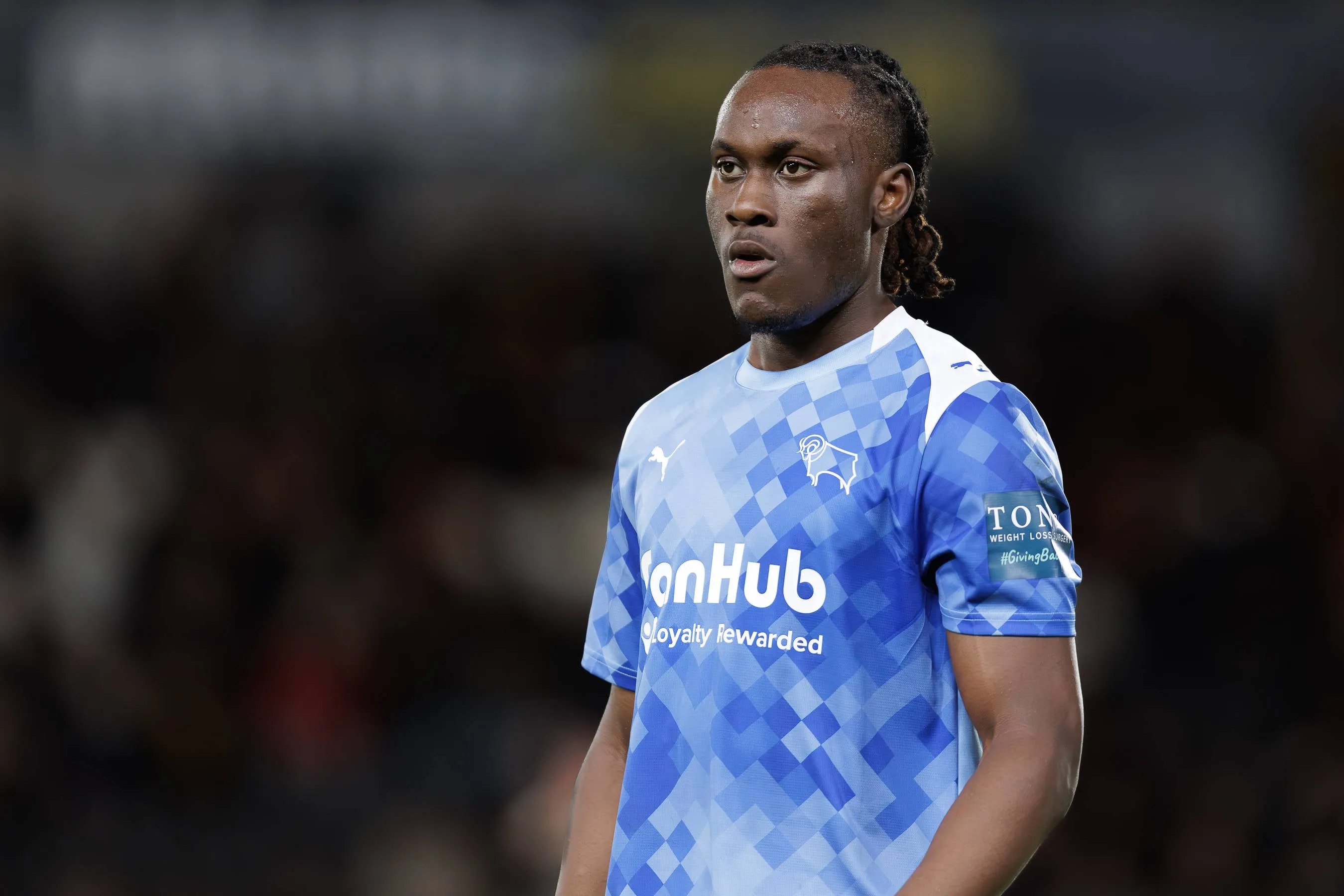 Crystal Palace star on loan at Derby County, David Ozoh