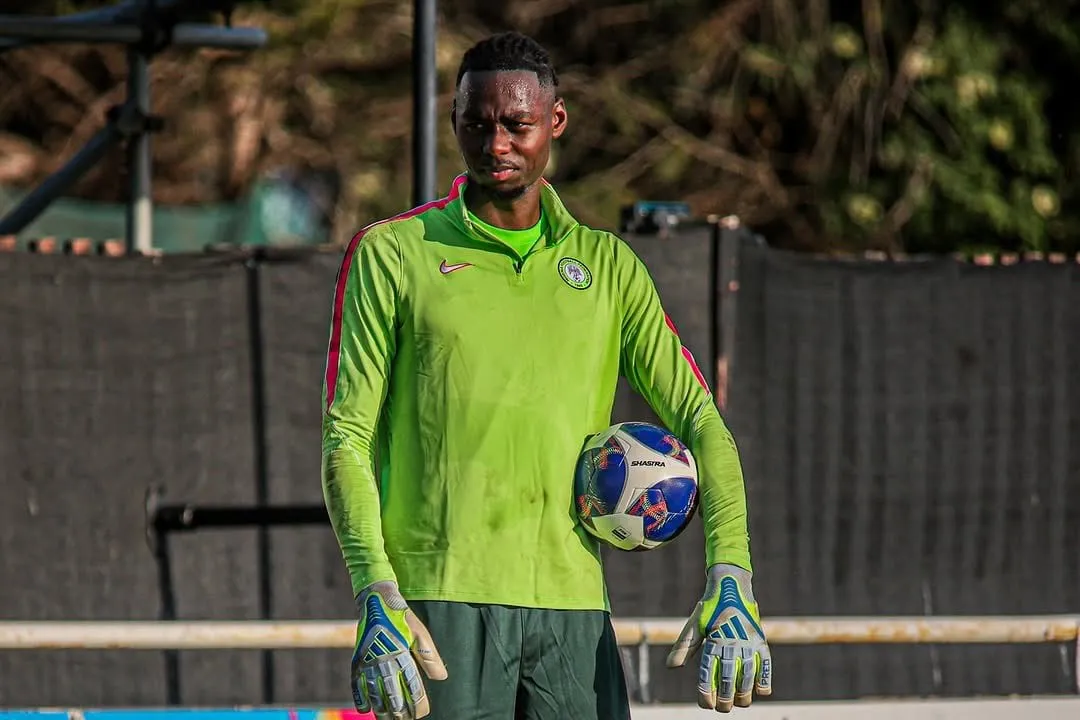 Super Eagles goalkeeper Arthur Okonkwo