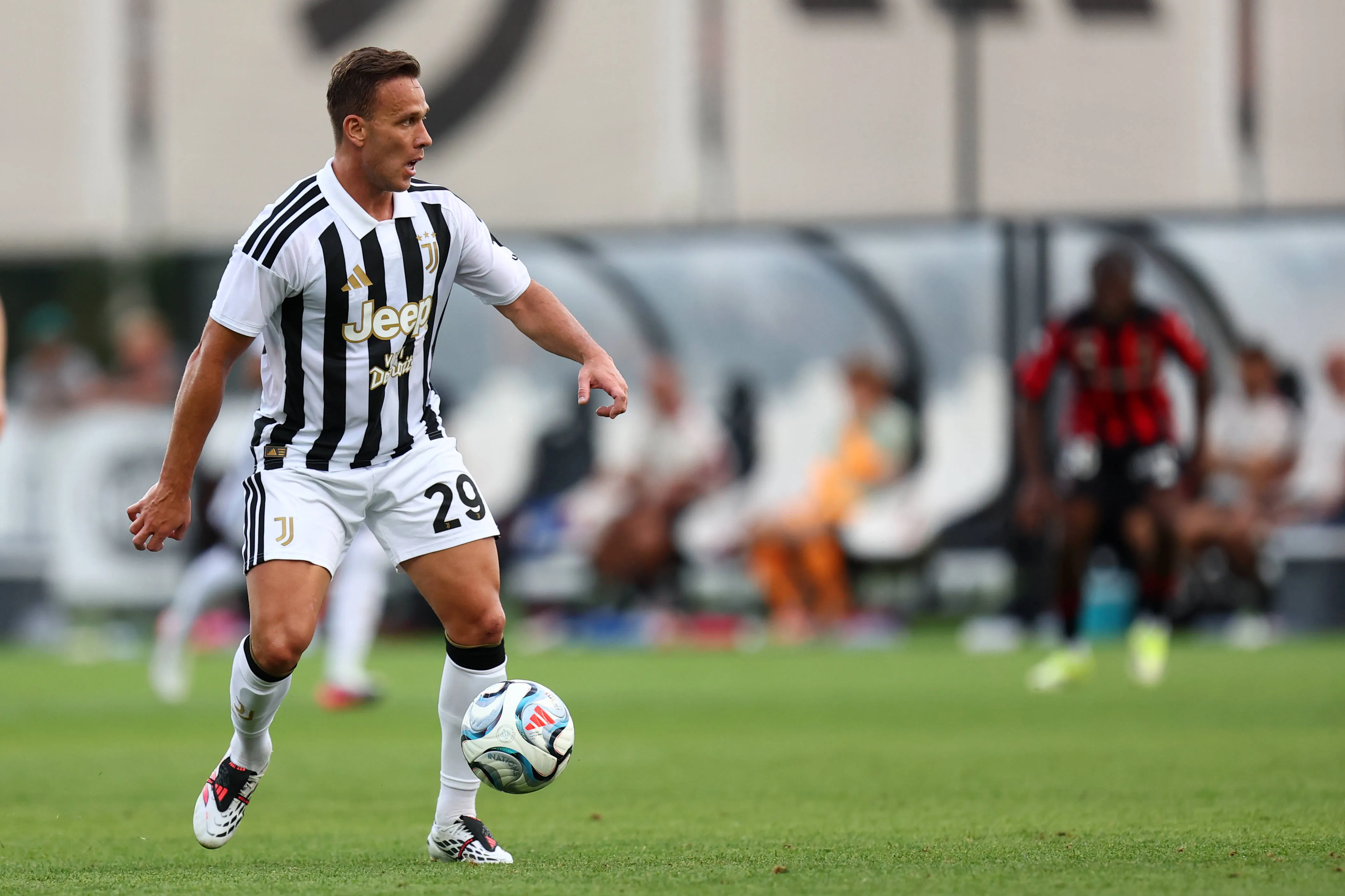 Arthur Melo of Juventus Fc in action