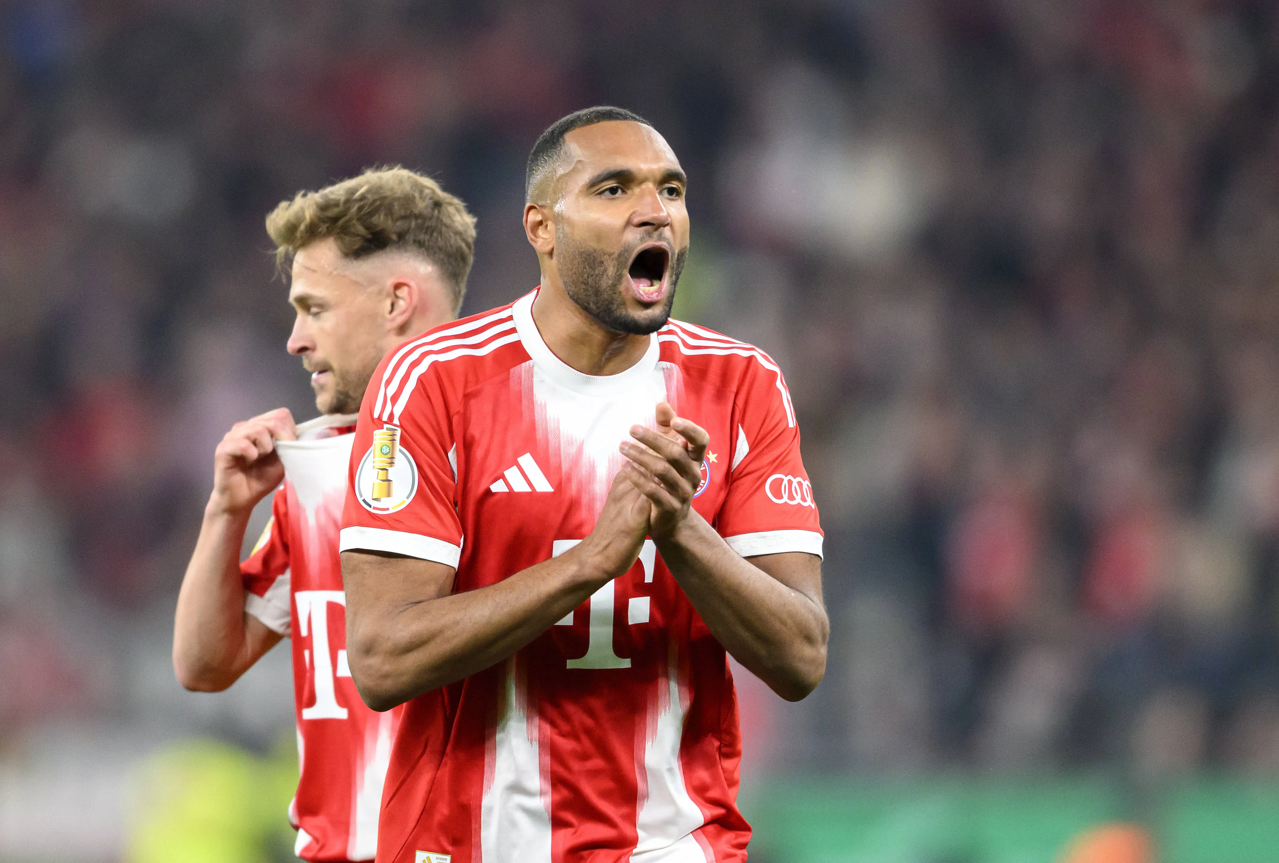 Jonathan Tah and Joshua Kimmich Bayern M&uuml;nchen