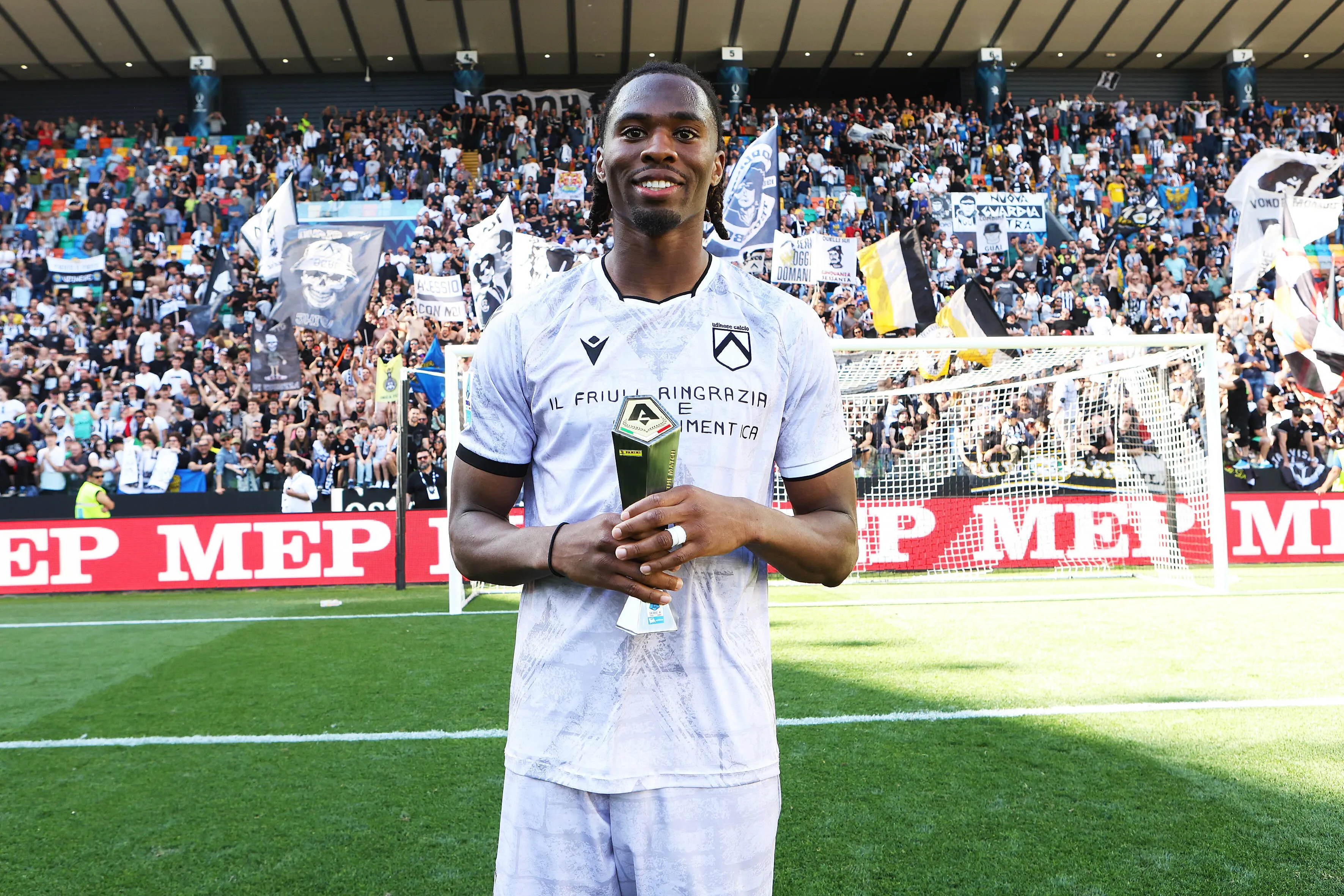Nigeria and Udinese star Kingsley Ehizibue 