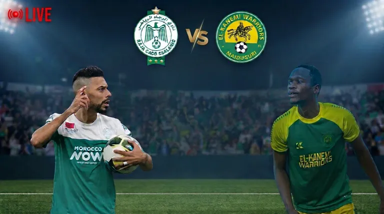 Raja Casablanca vs El Kanemi Warriors LIVE: Follow scores, goals, updates, commentary & CAF CC results