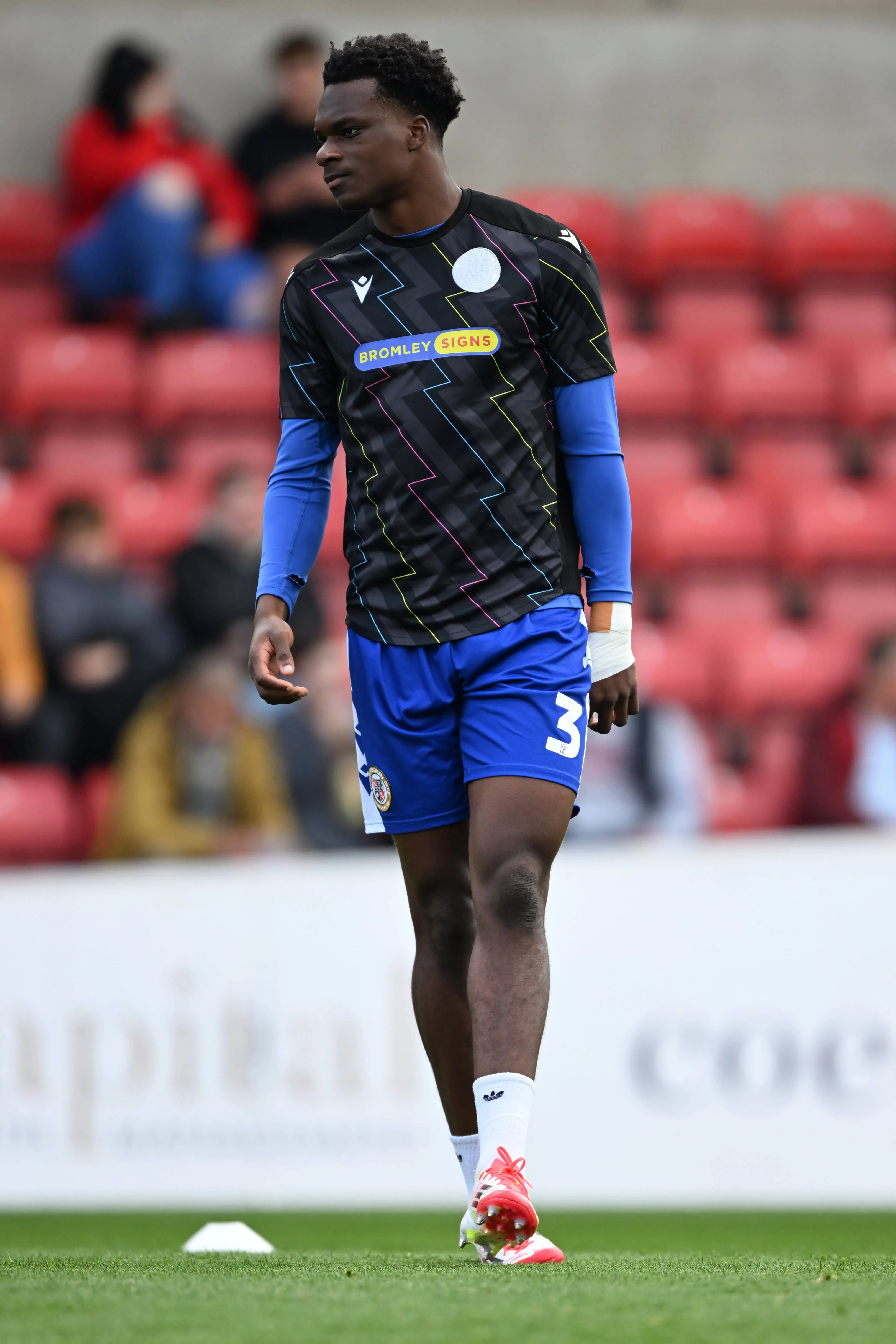 Lincoln City defender Deji Elerewe 
