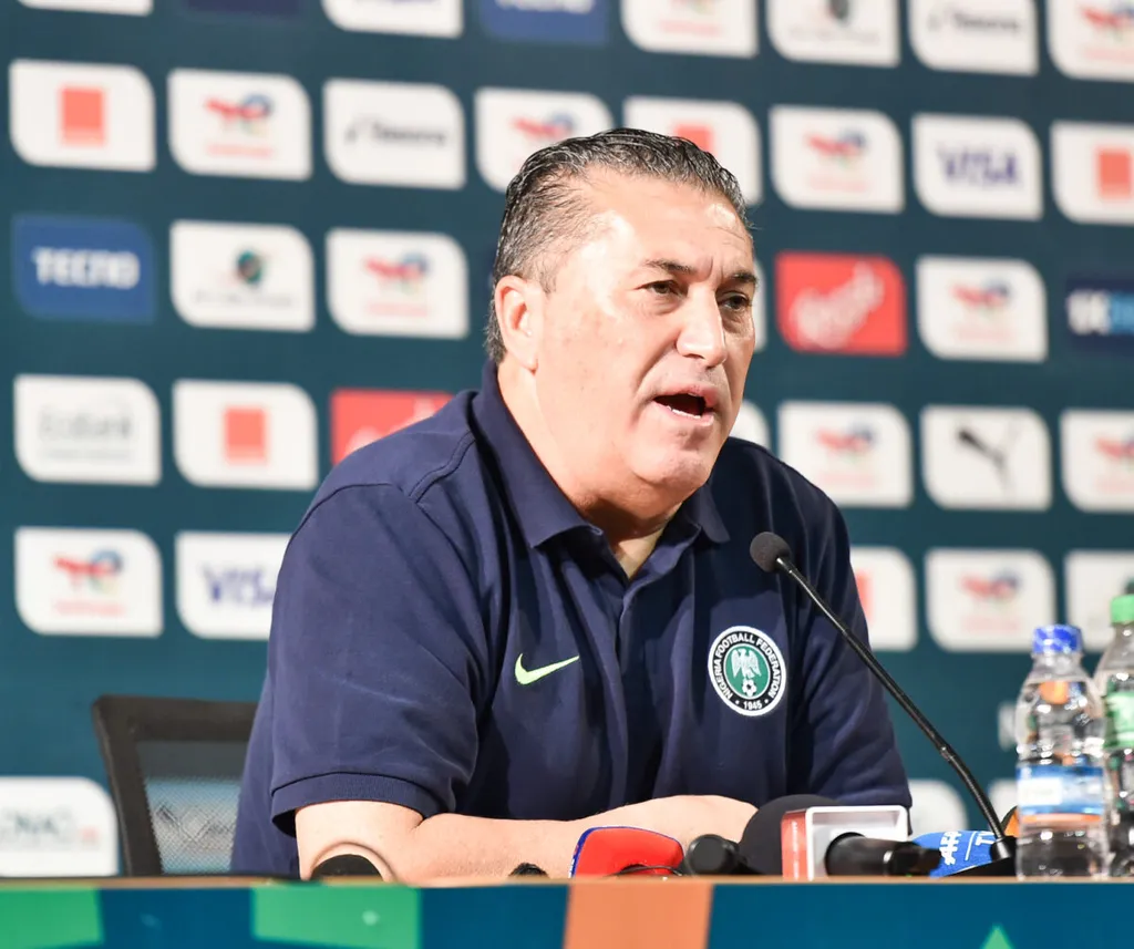 Super Eagles coach Jose Peseiro during an AFCON 2023 presser