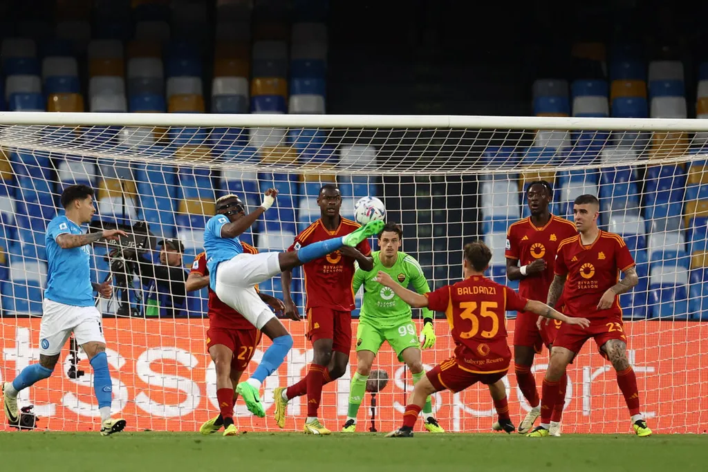 Victor Osimhen: Conte hails 'smiling' striker, makes u-turn on potential Napoli stay