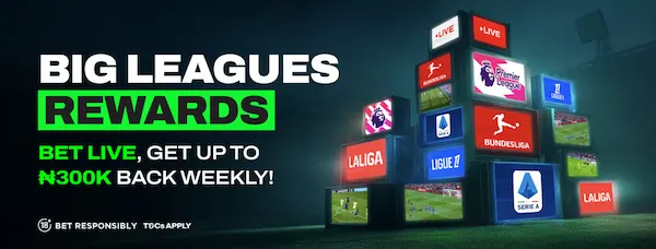 Bet9ja Big Leagues Rewards.