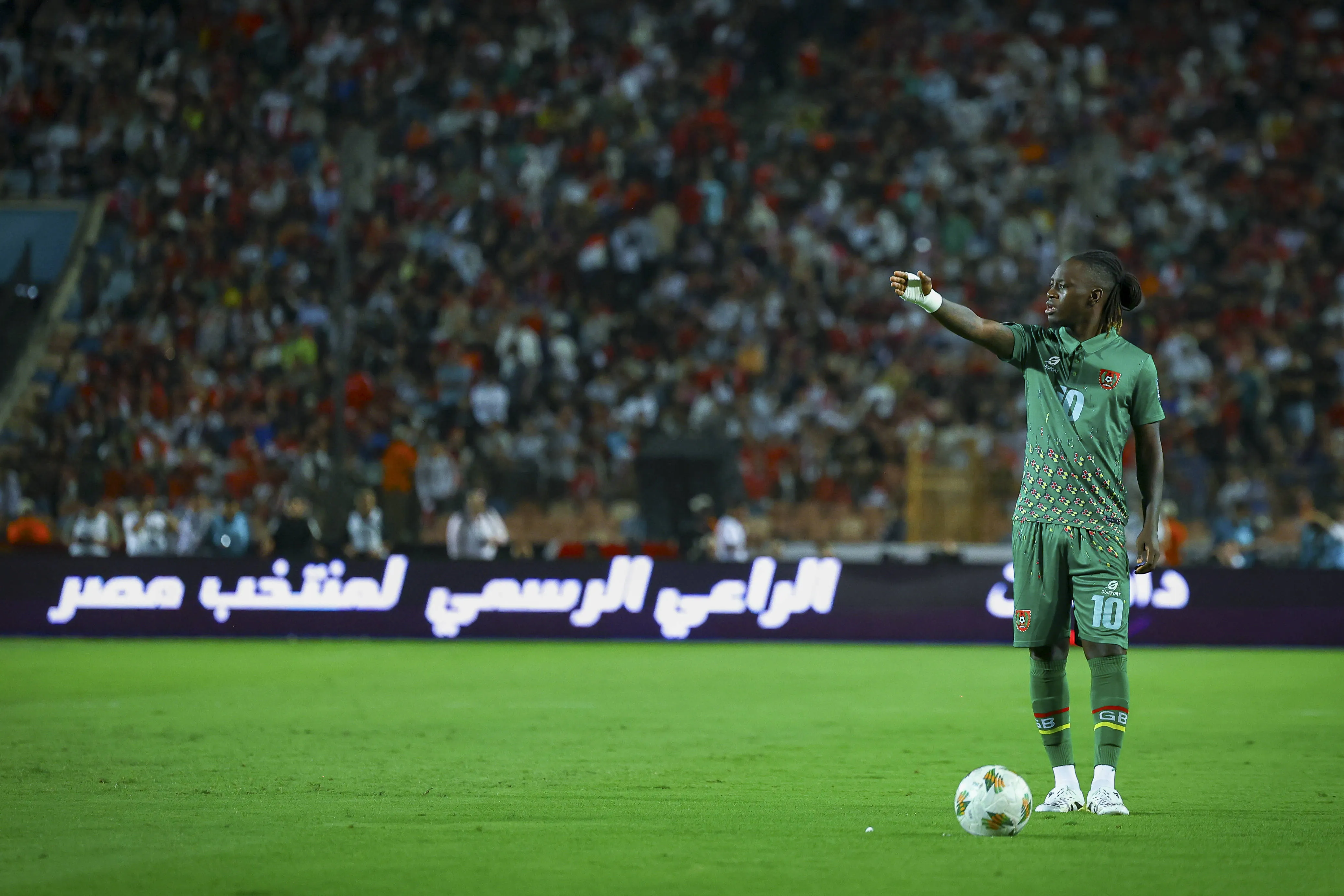 GOMES Euciodalcio in action for Guinea-Bissau