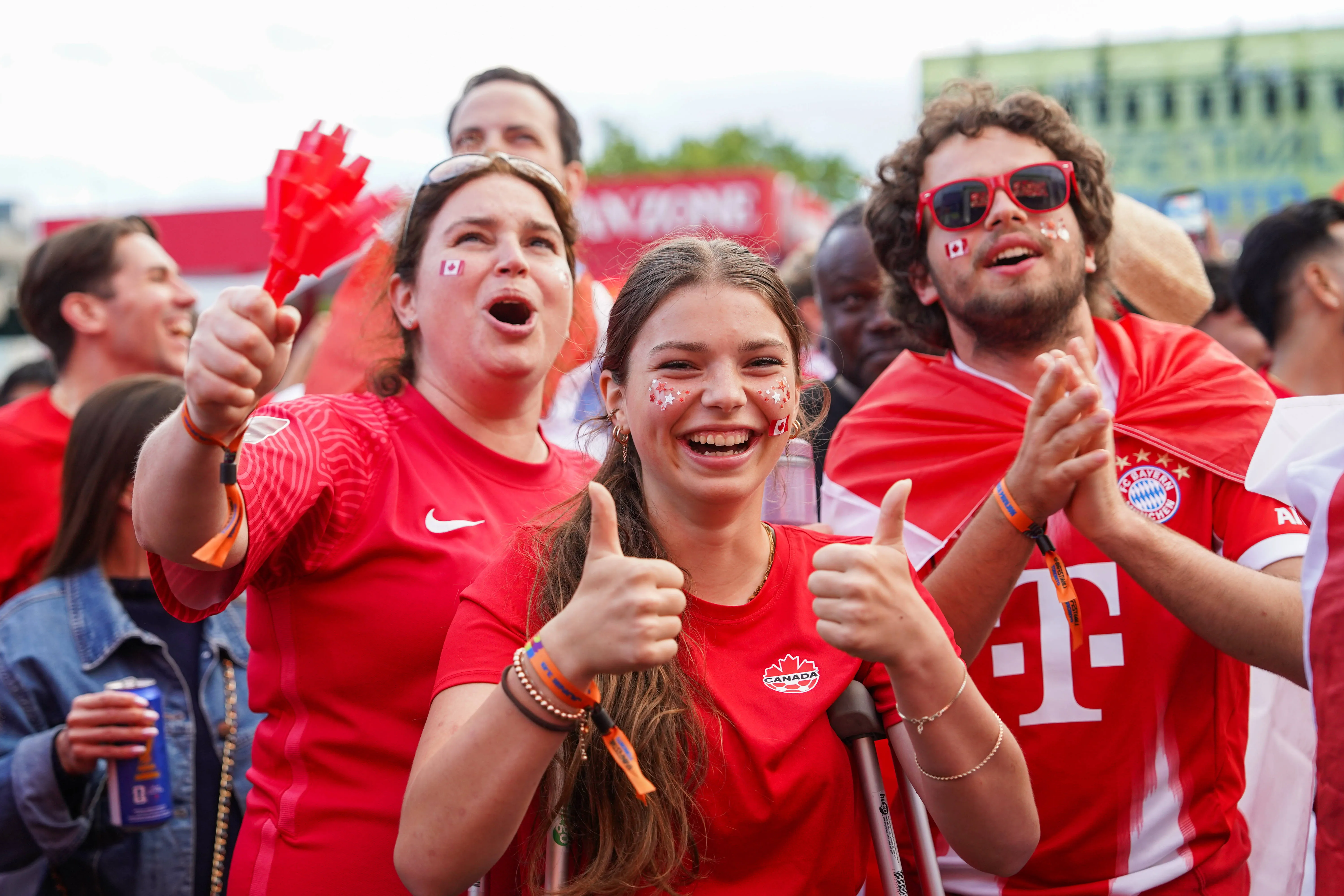 Canada fans at the 2026 World Cup 