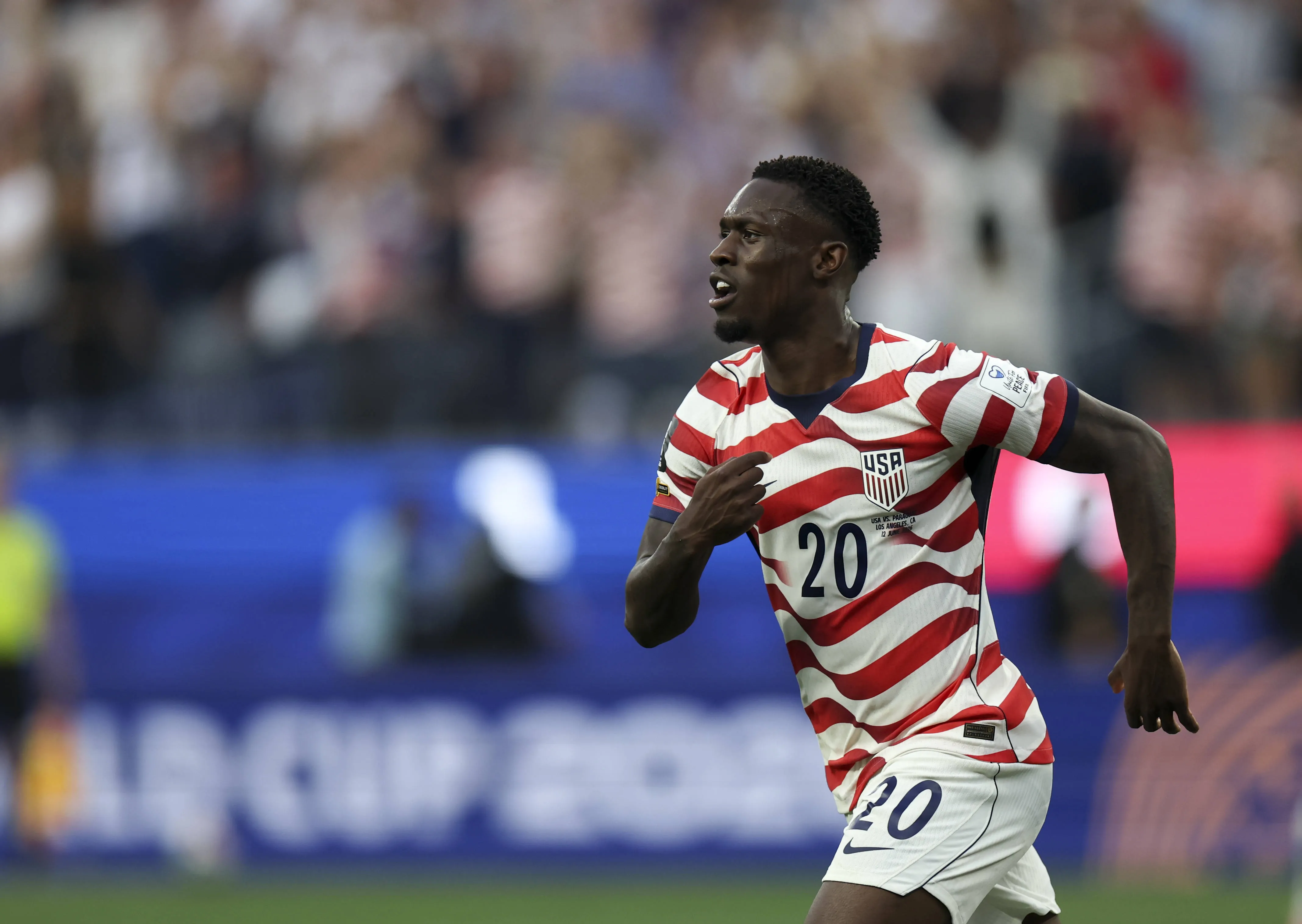 United States star Folarin Balogun 