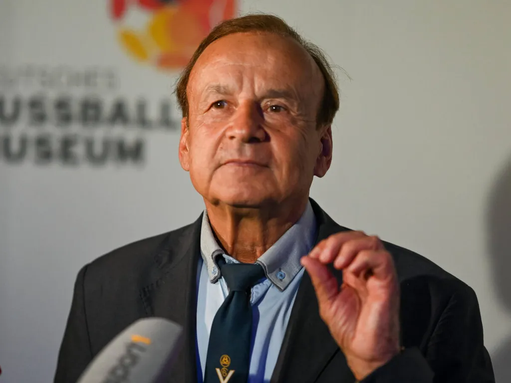 Former Super Eagles head coach Gernot Rohr 