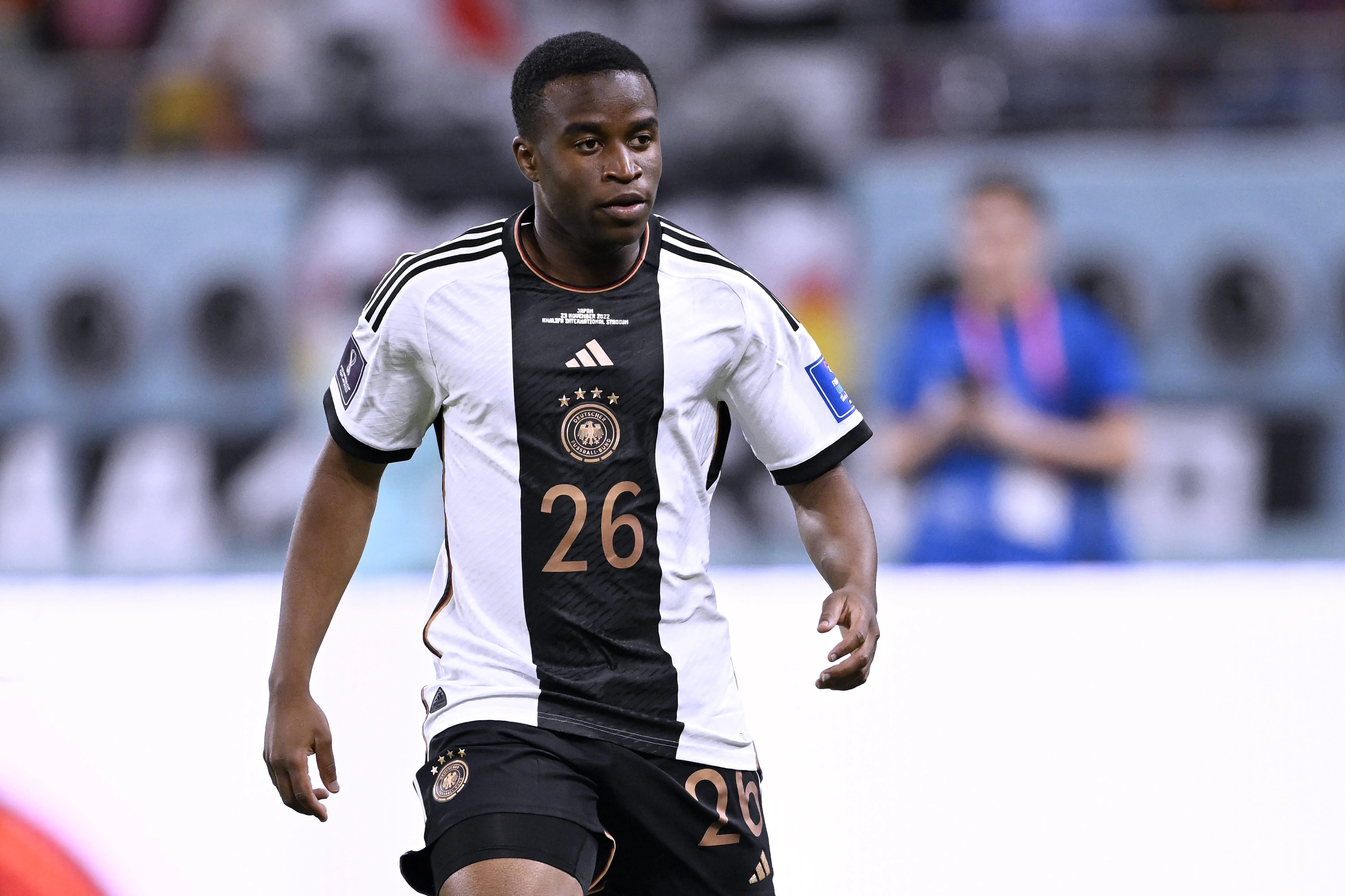 MOUKOKO Youssoufa in action for Germany