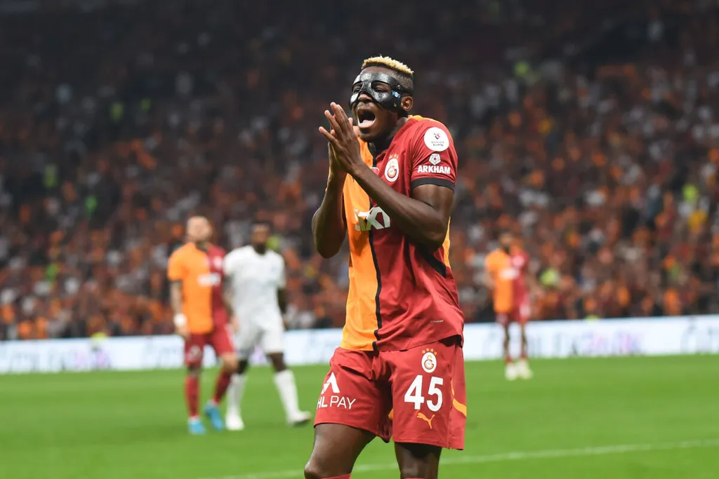 Shocker as Osimhen's signature mask banned in Turkey