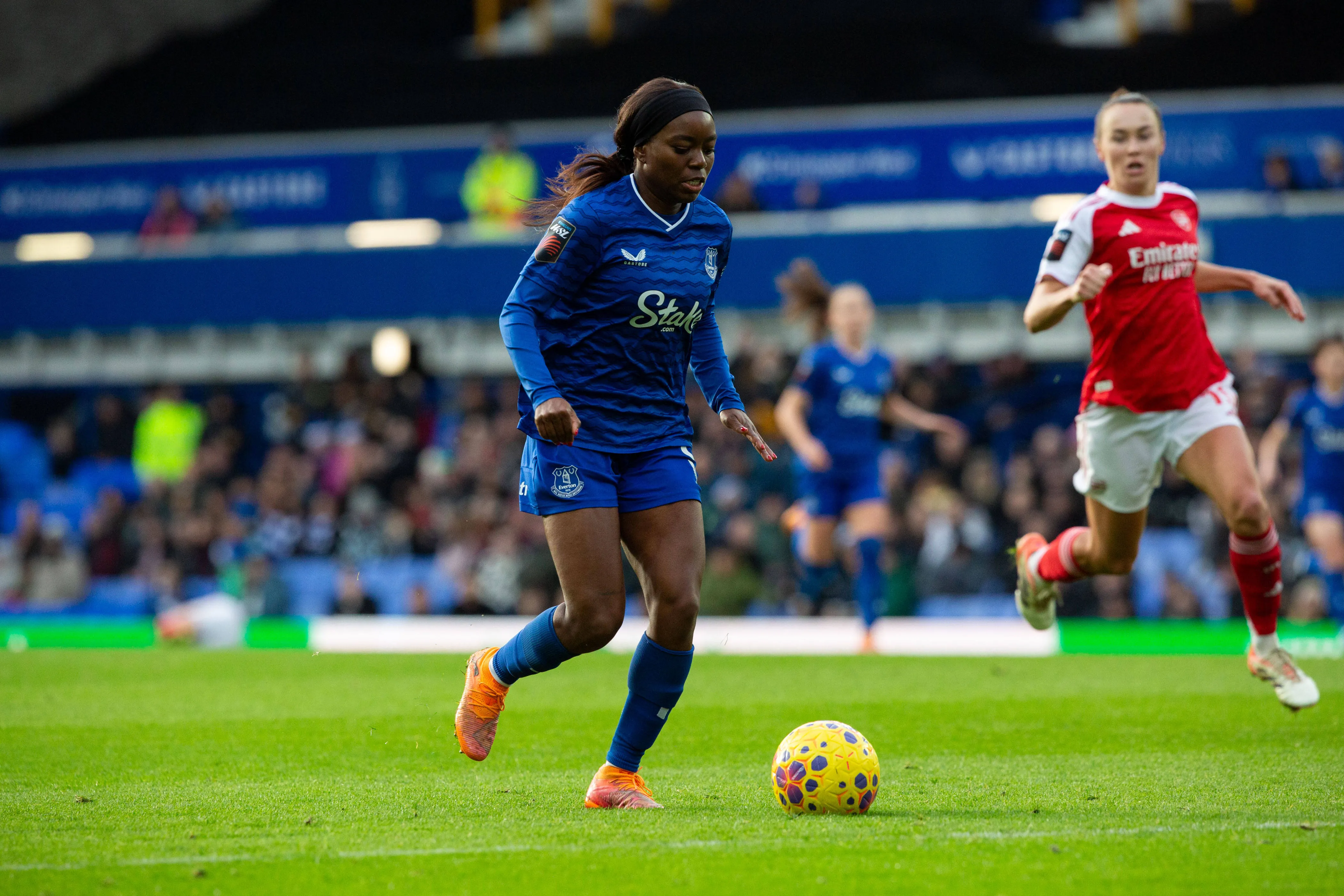 Super Falcons midfielder Toni Payne