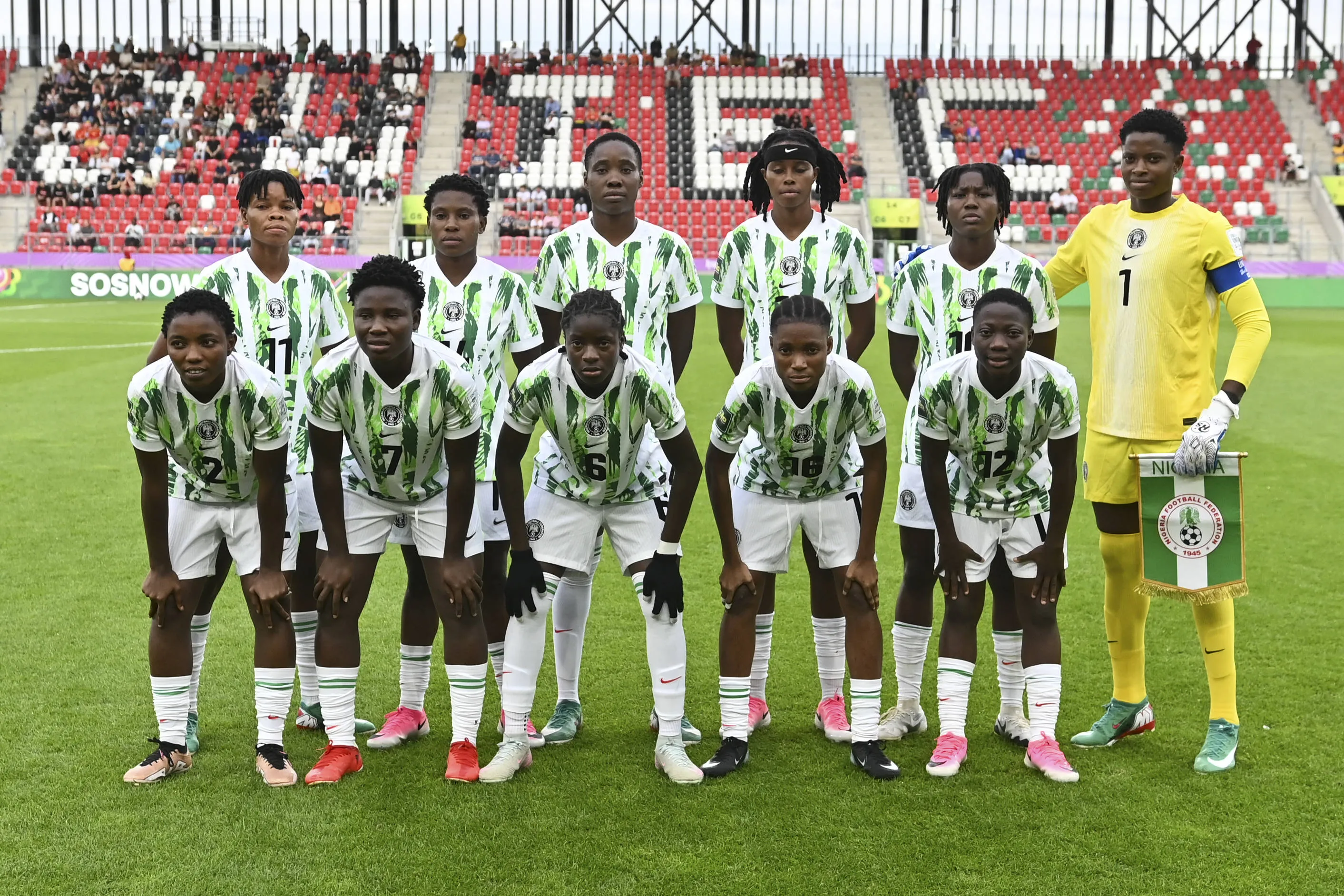 Nigeria under-20 team Falconets.