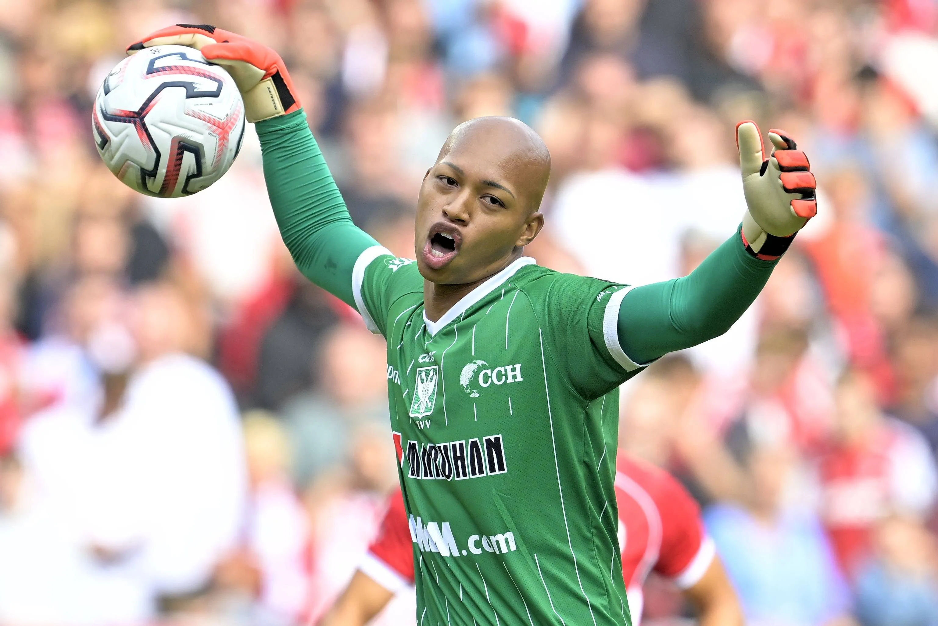 Nigeria-eligible Sint-Truidense VV goalkeeper Leo Kokubo. 