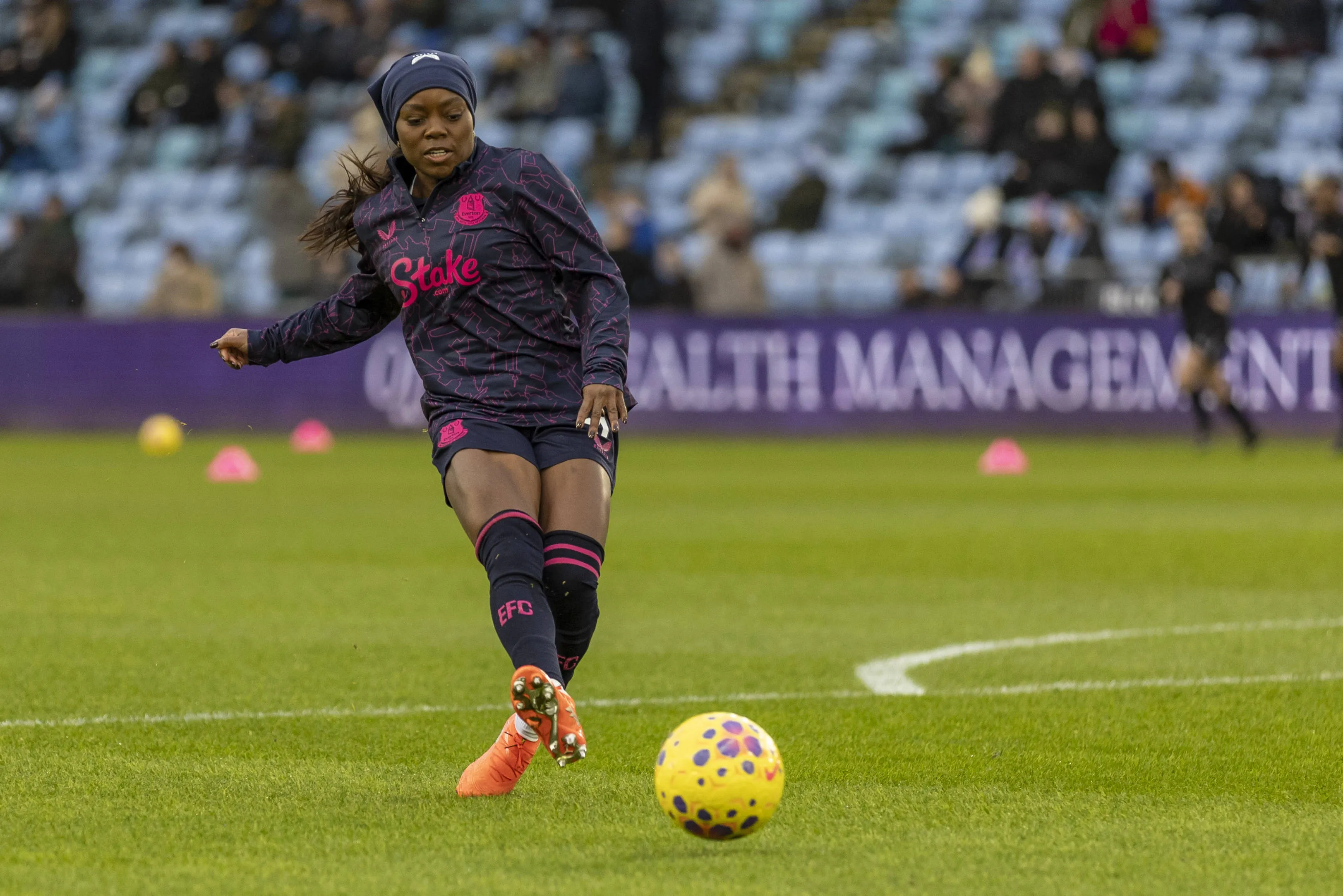 Super Falcons midfielder Toni Payne