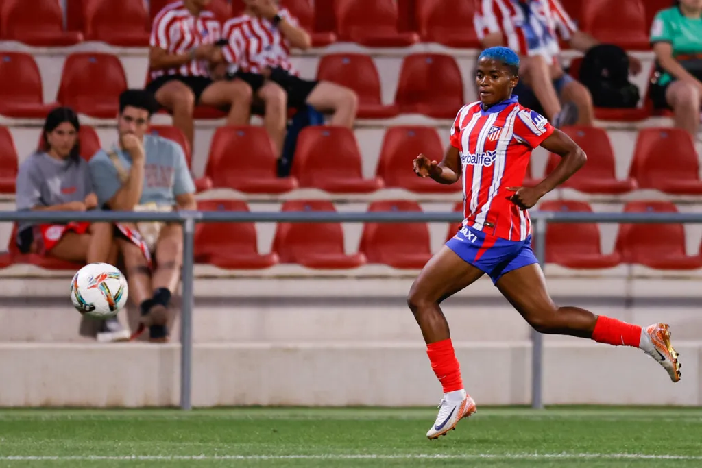 Red-hot Super Falcons captain Ajibade strikes again, stars in Madrid Derby hammering