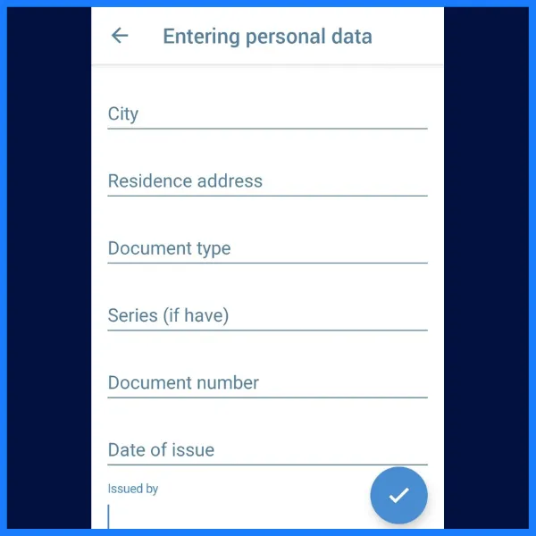 1xbet registration personal information