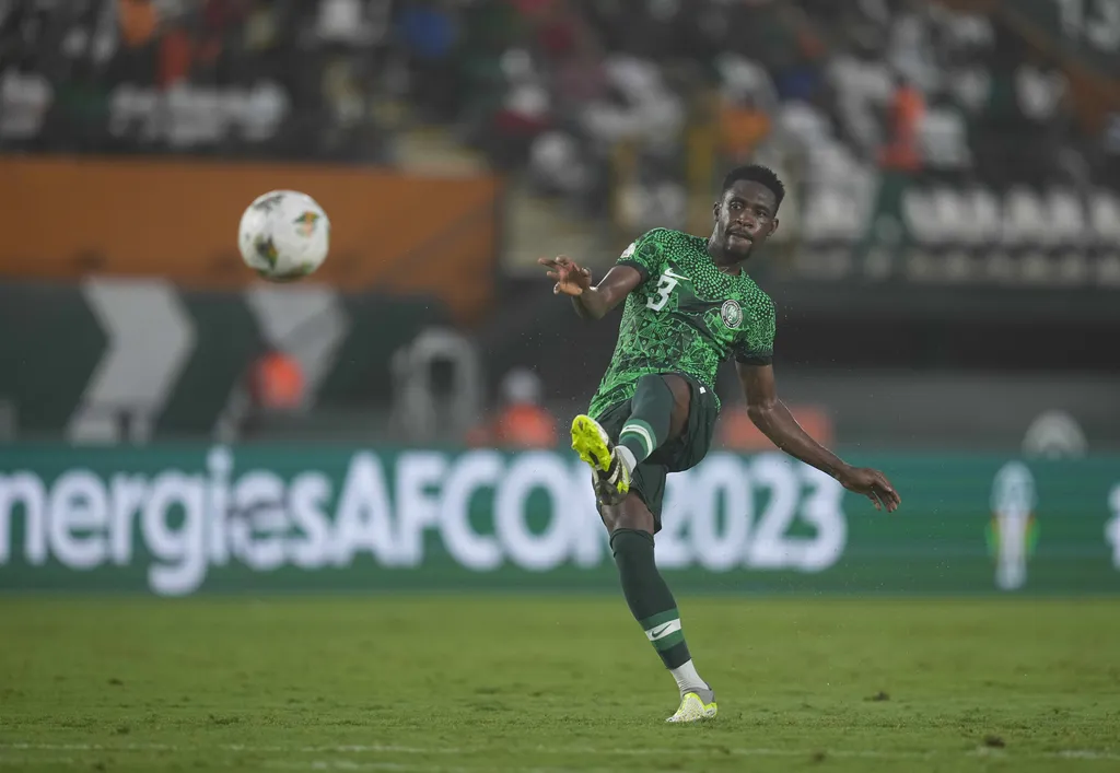 Zaidu Sanusi in action for Nigeria