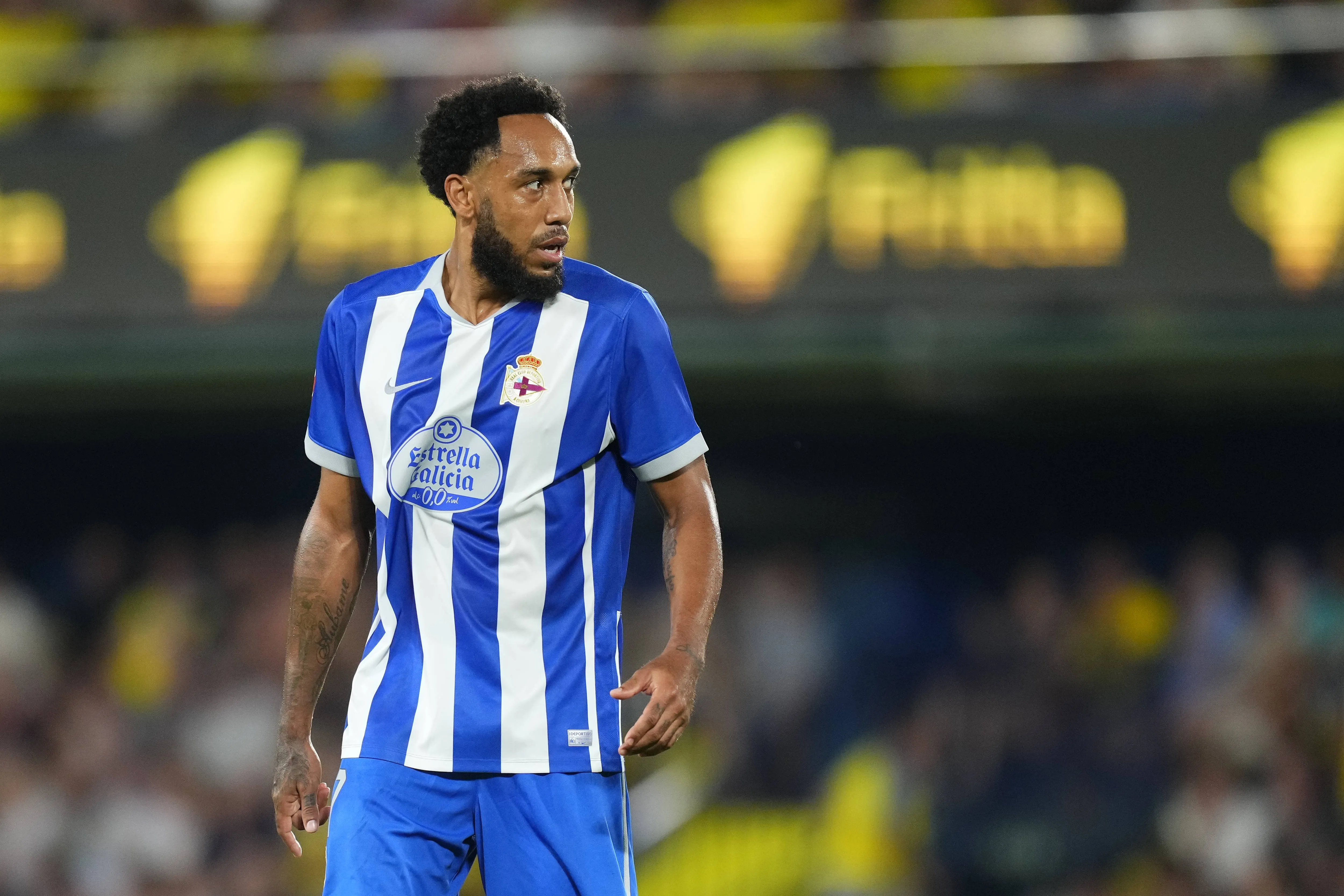 Pierre-Emerick Aubameyang of Deportivo A Coruna