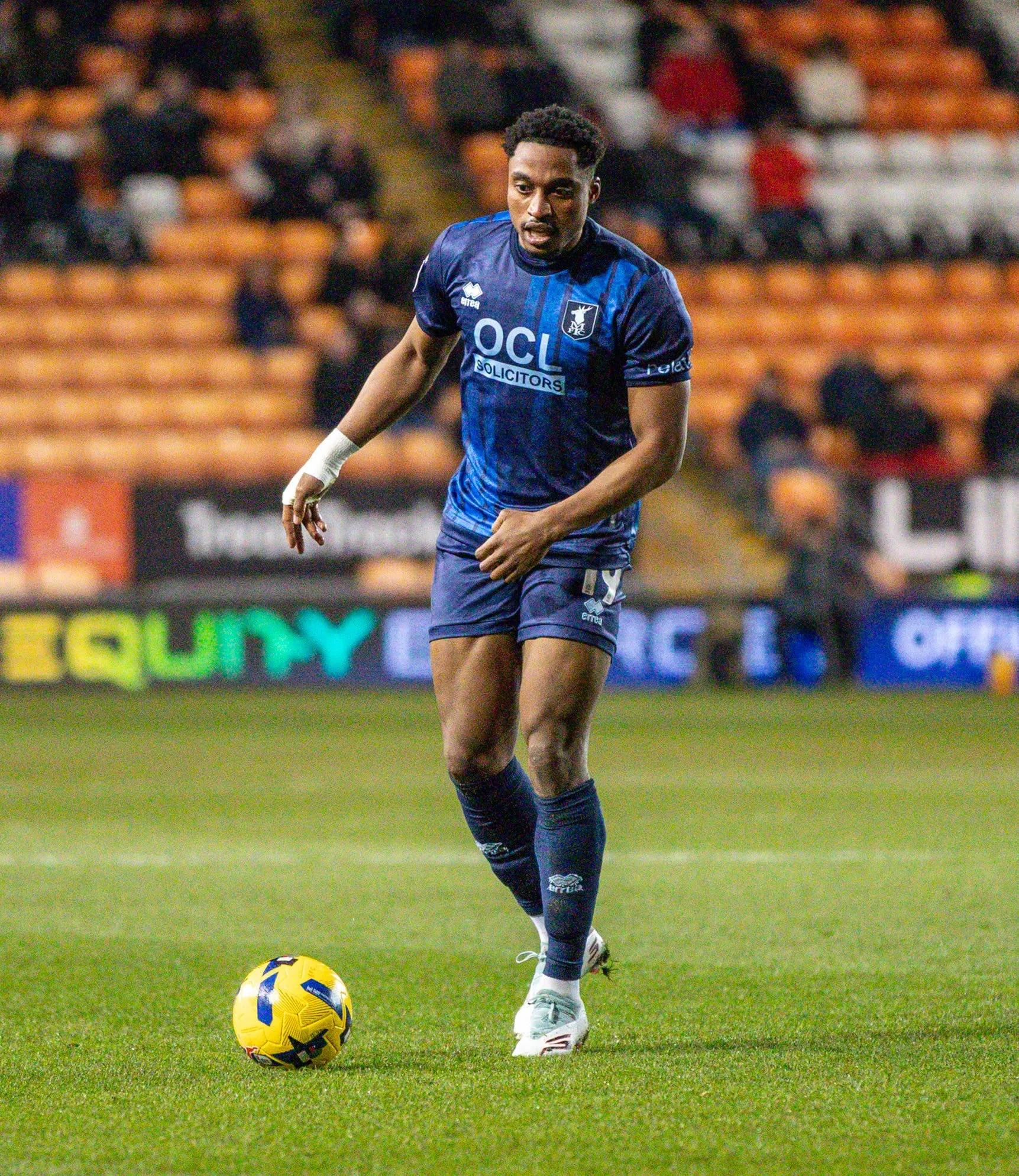 Mansfield forward Victor Adeboyejo