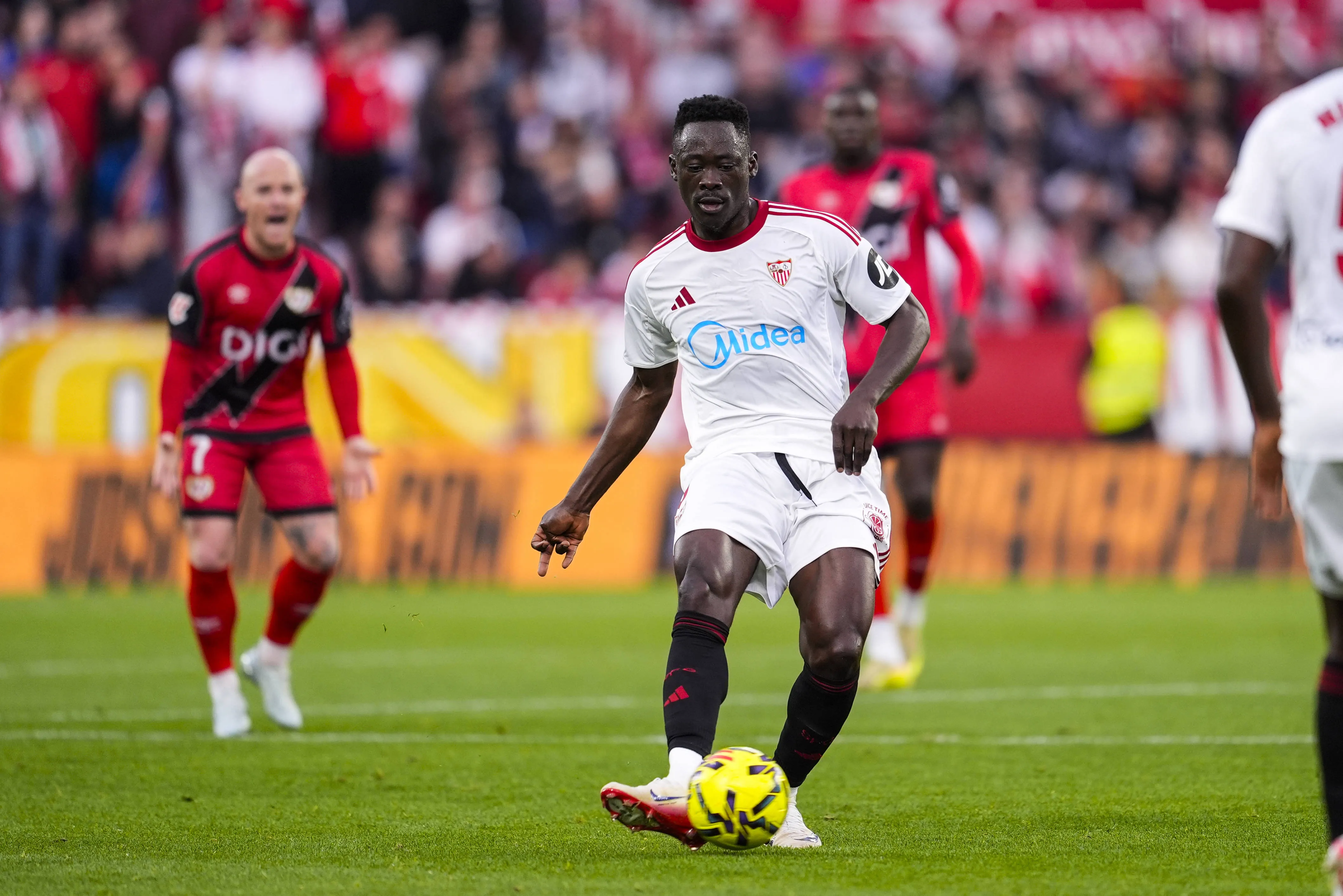 Akor Adams surpasses career best with goal in Sevilla&rsquo;s 1-1 draw against Rayo Vallecano