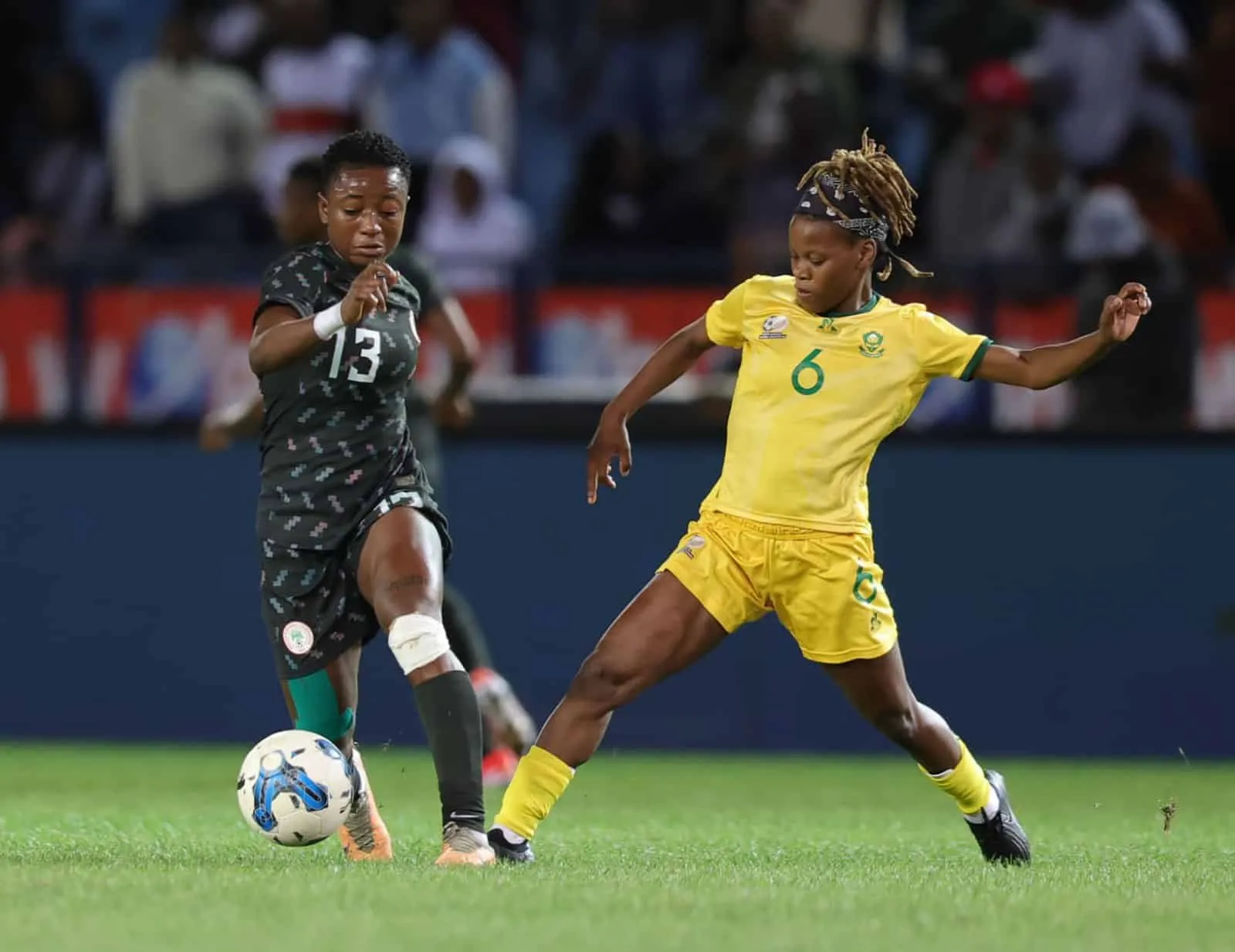 Super Falcons hold Banyana Banyana, book ticket to Paris Olympics
