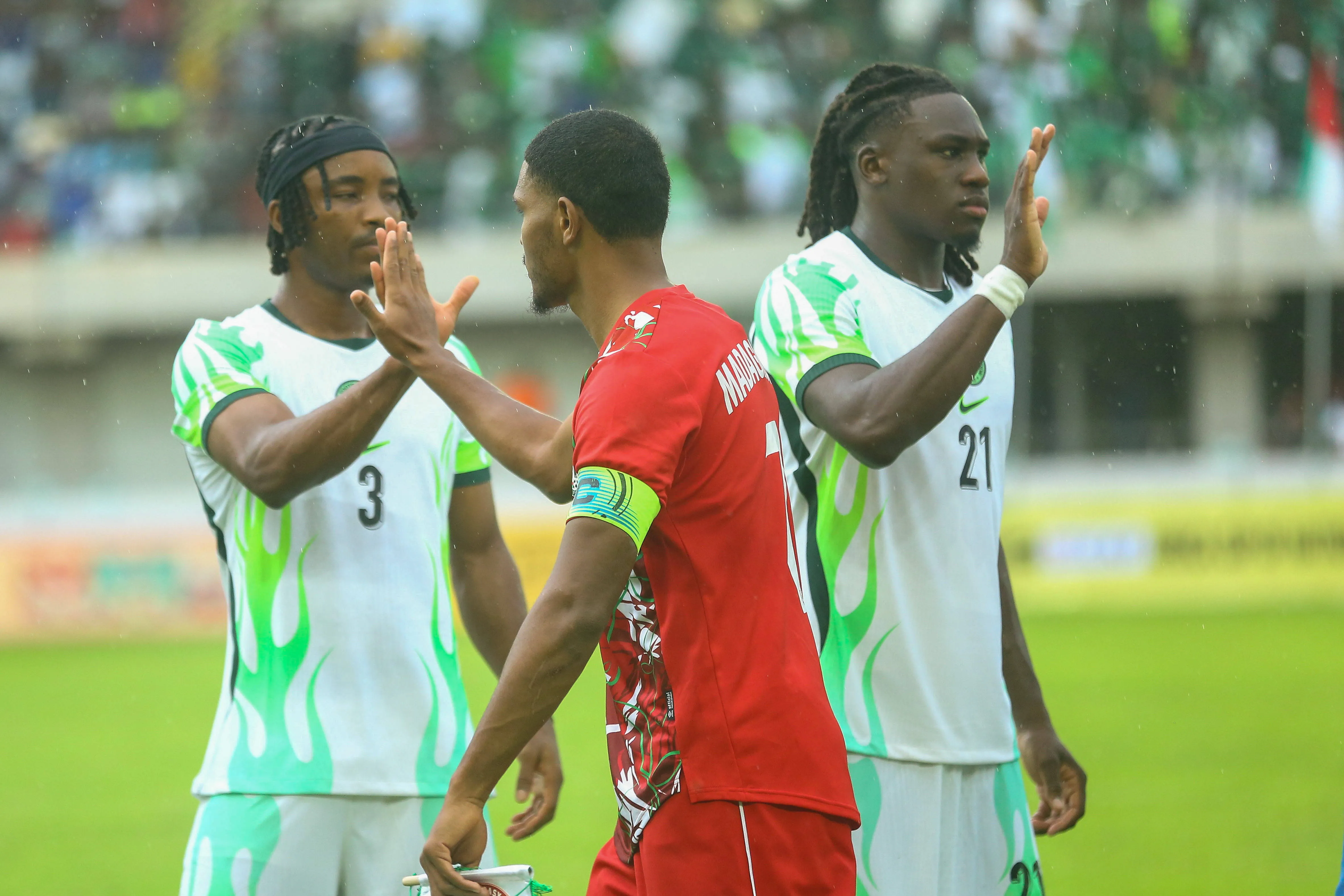 Rayan Raveloson, Madagascar and Onyemaechi Bruno, Calvin Bassey