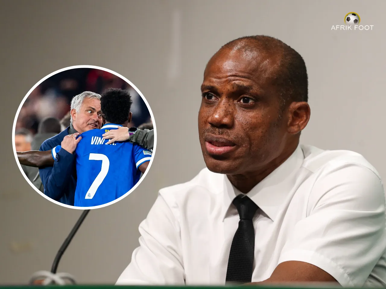 Sunday Oliseh reacts to Mourinho&rsquo;s comments on Vinicius-Prestianni altercation