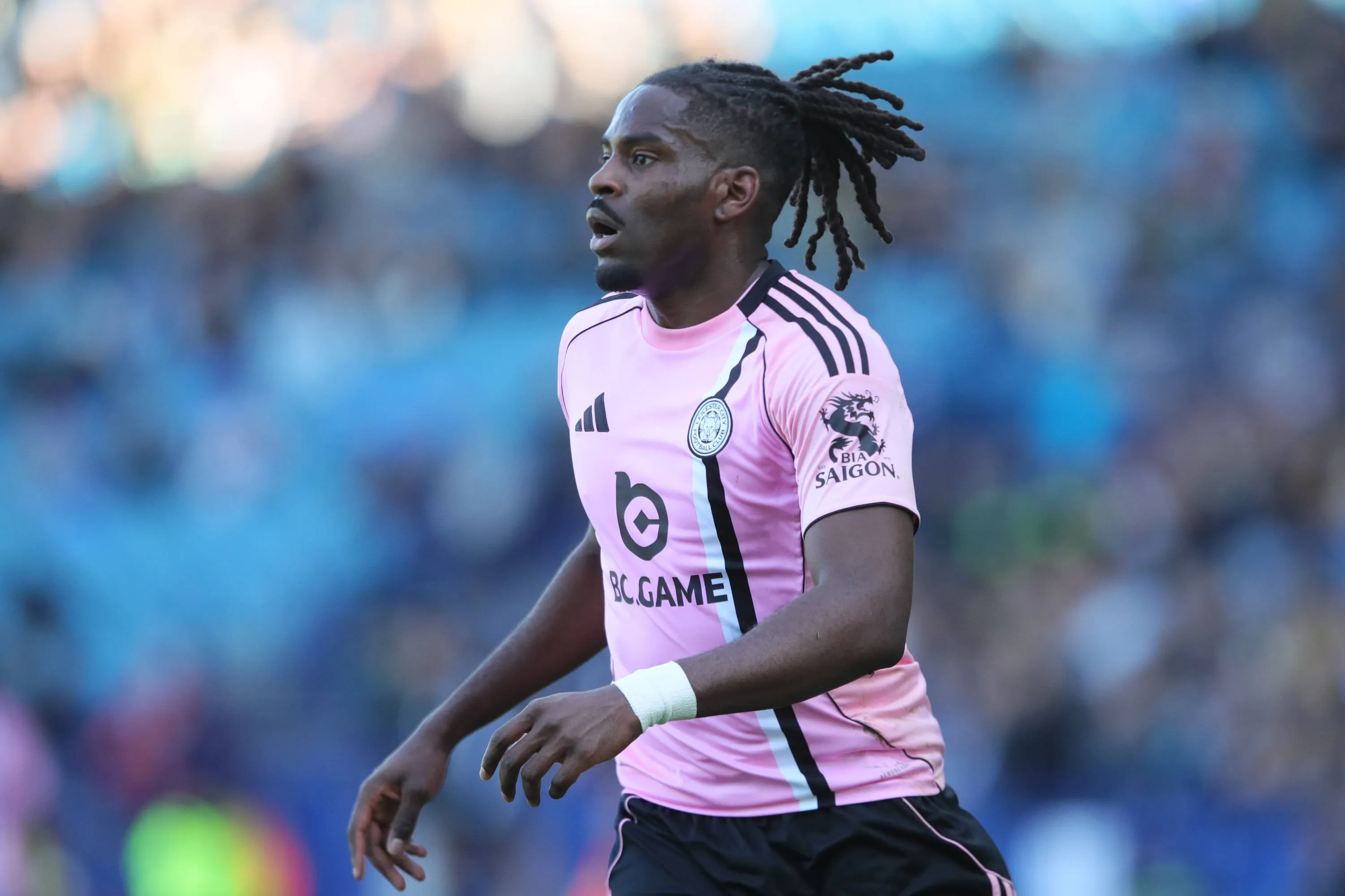 Leicester City defender Caleb. Okoli