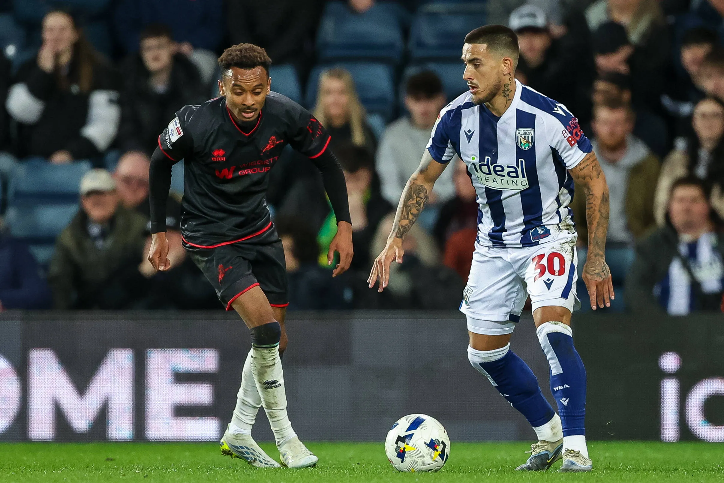 Danny Imray in action for West Bromwich Albion