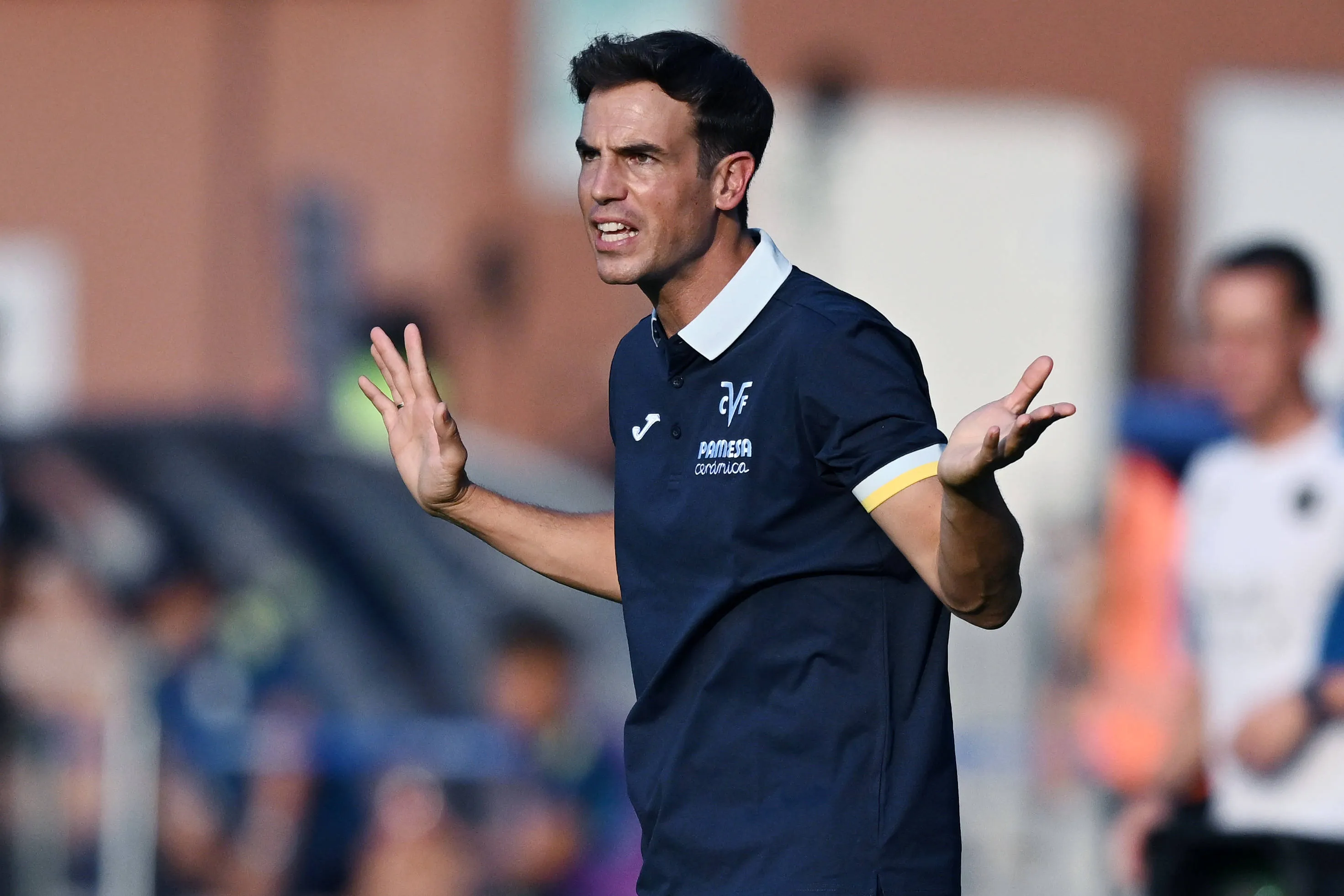 Villarreal coach Inigo Perez