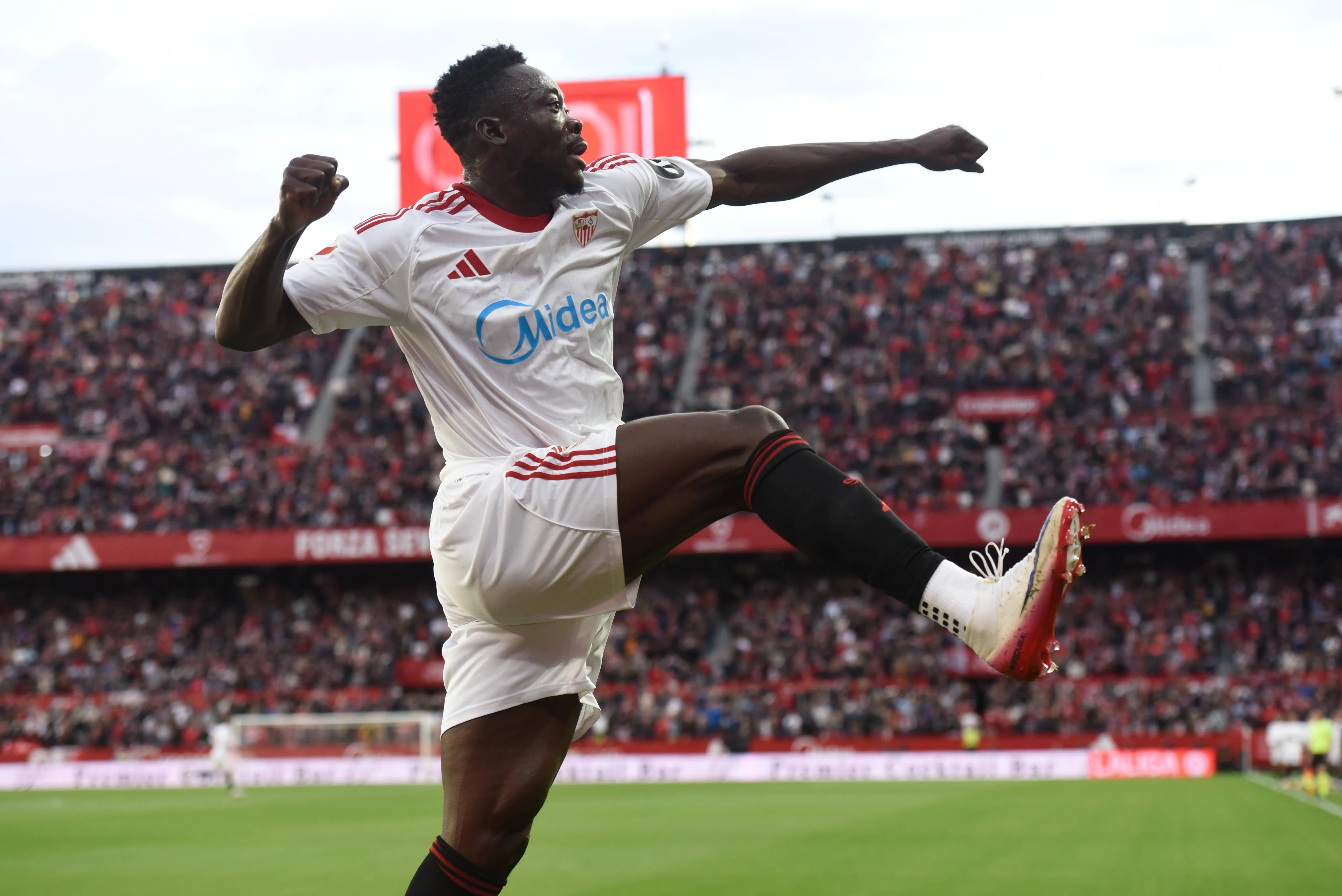 Nigeria and Sevilla forward Akor Adams 