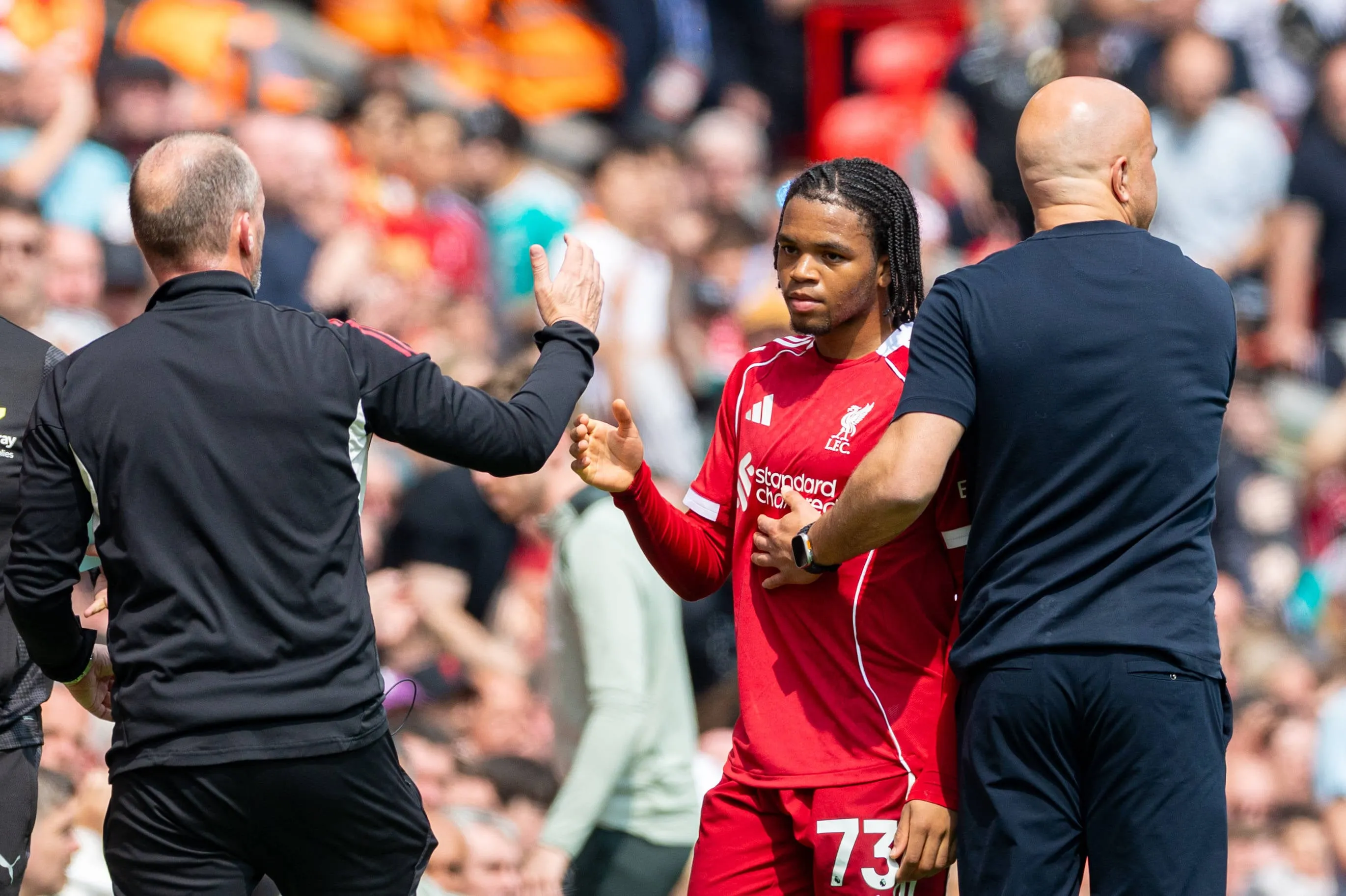 Liverpool vs Brentford: Live update, scores as Ngumoha eyes UCL spot against bitter Bees
