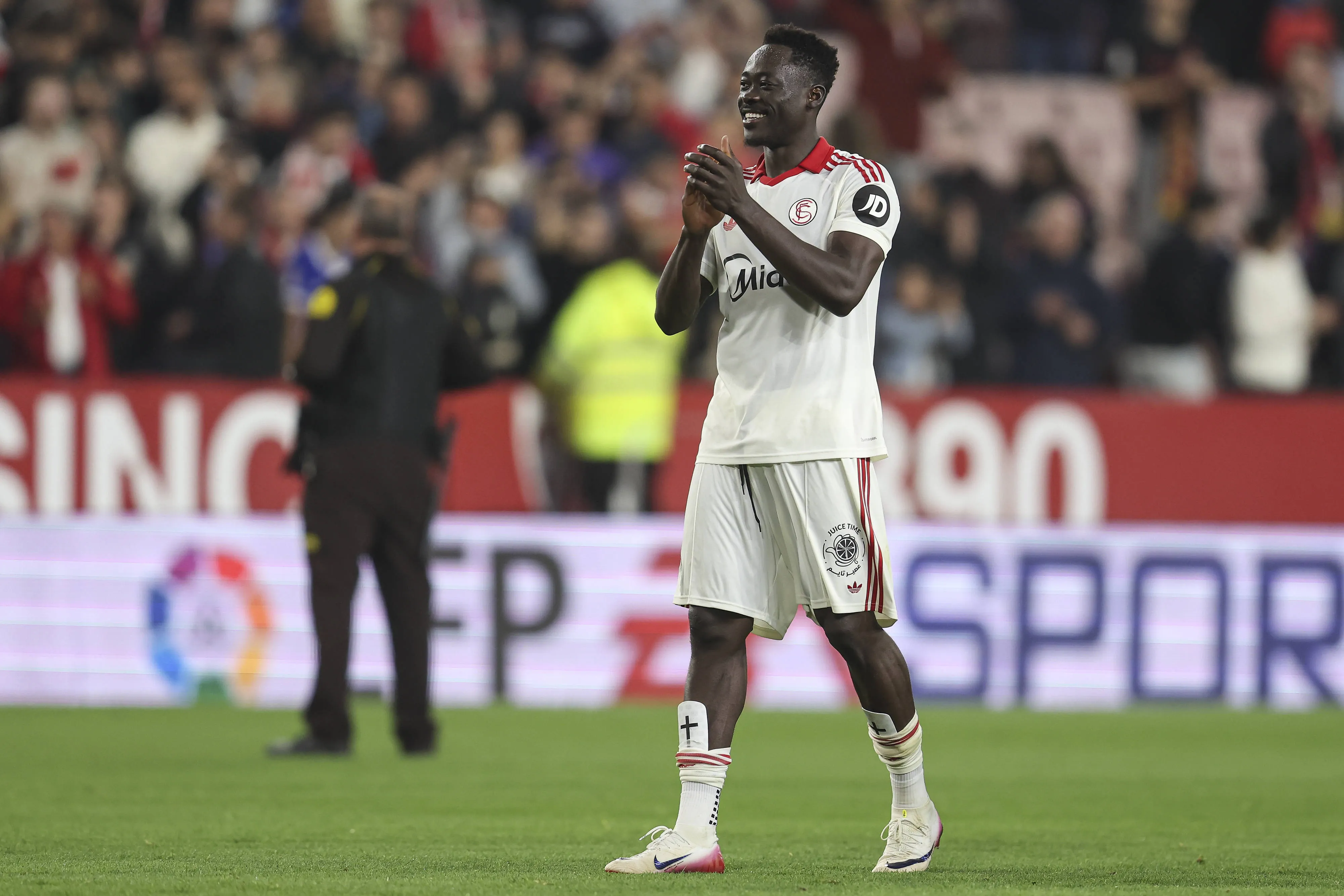 Sevilla striker Akor Adams 