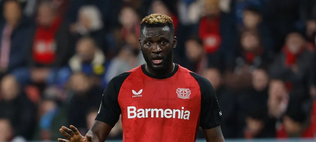 Boniface: Super Eagles forward starts from the bench in Leverkusen win