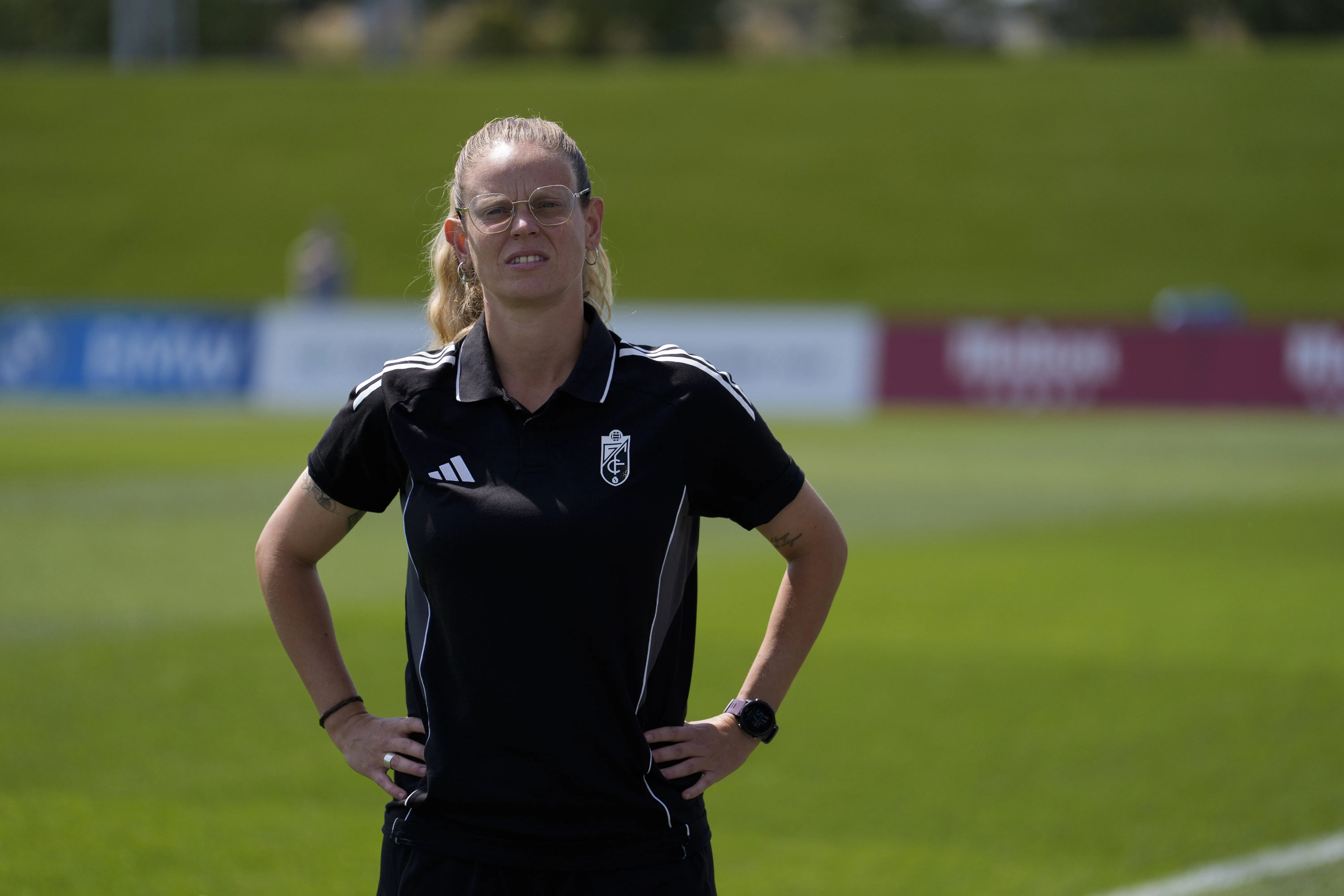 Spanish coach Irene Ferreras 