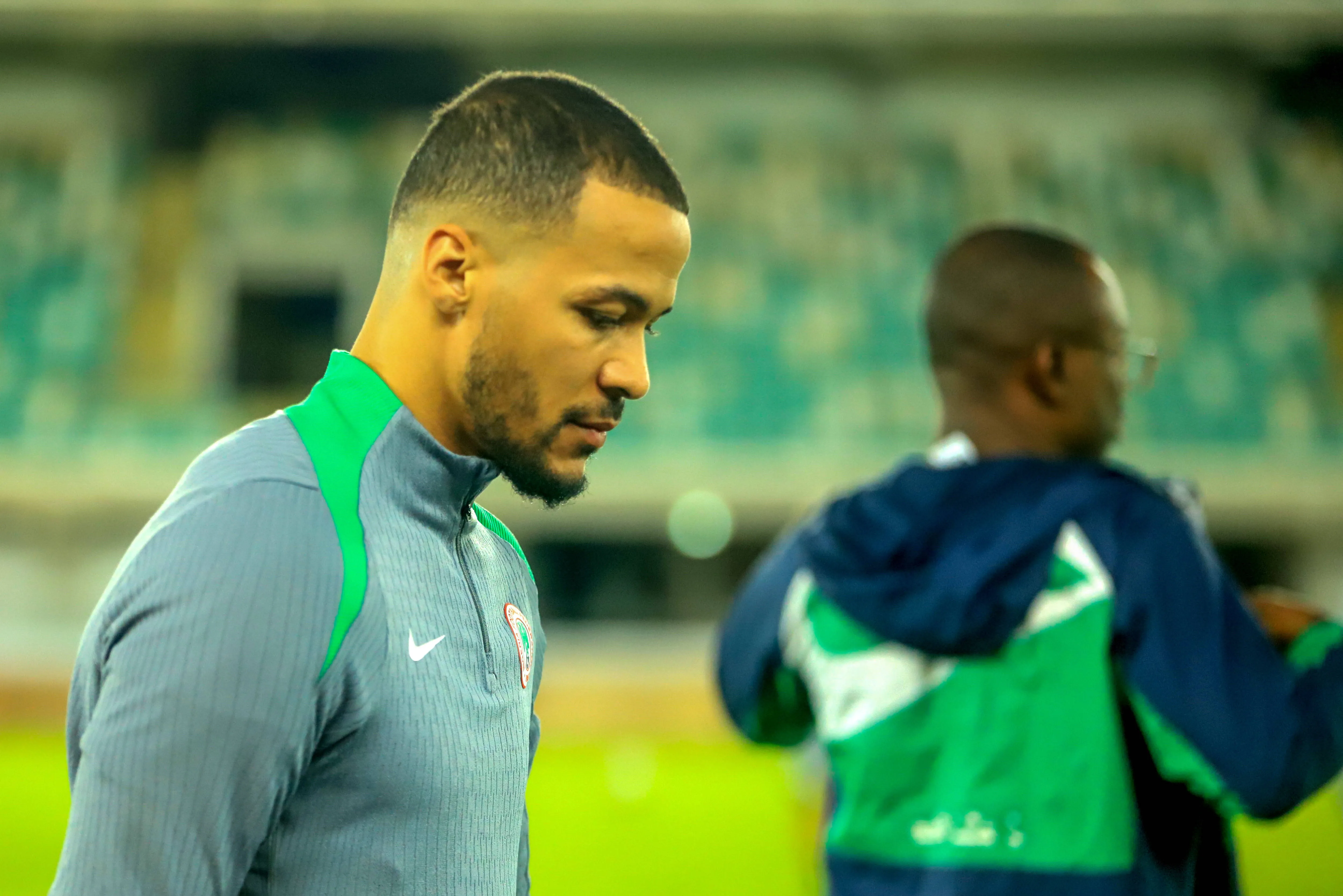 William Troost Ekong during the Super Eagles of Nigeria final training ahead of 2026 FIFA World Cup, qualifiers against Benin Republic
