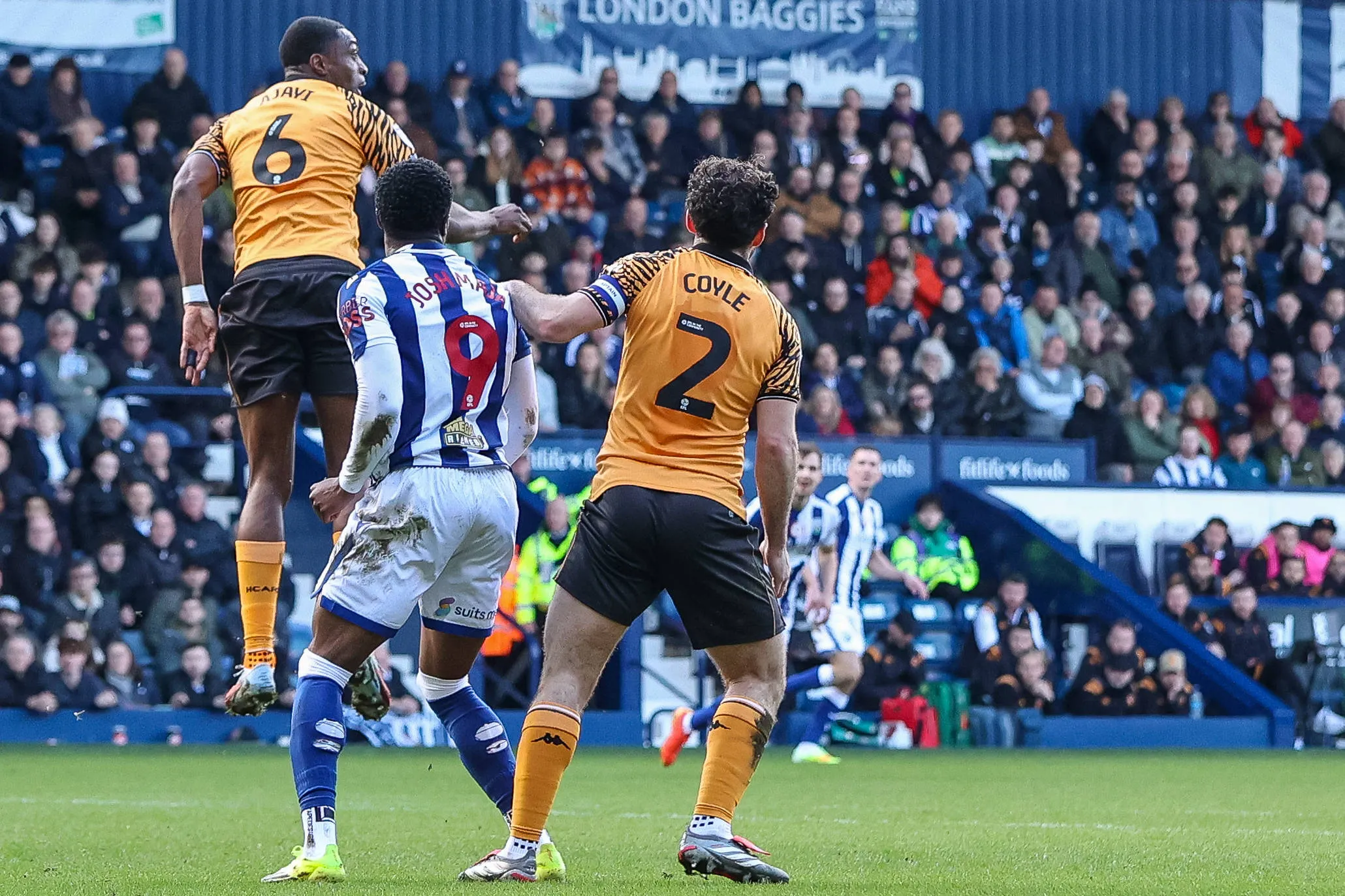 Sky Bet Championship match between West Bromwich Albion and Hull City at The Hawthorns