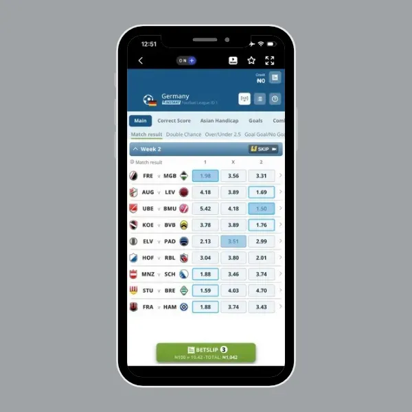 Virtual Betting with PariPesa