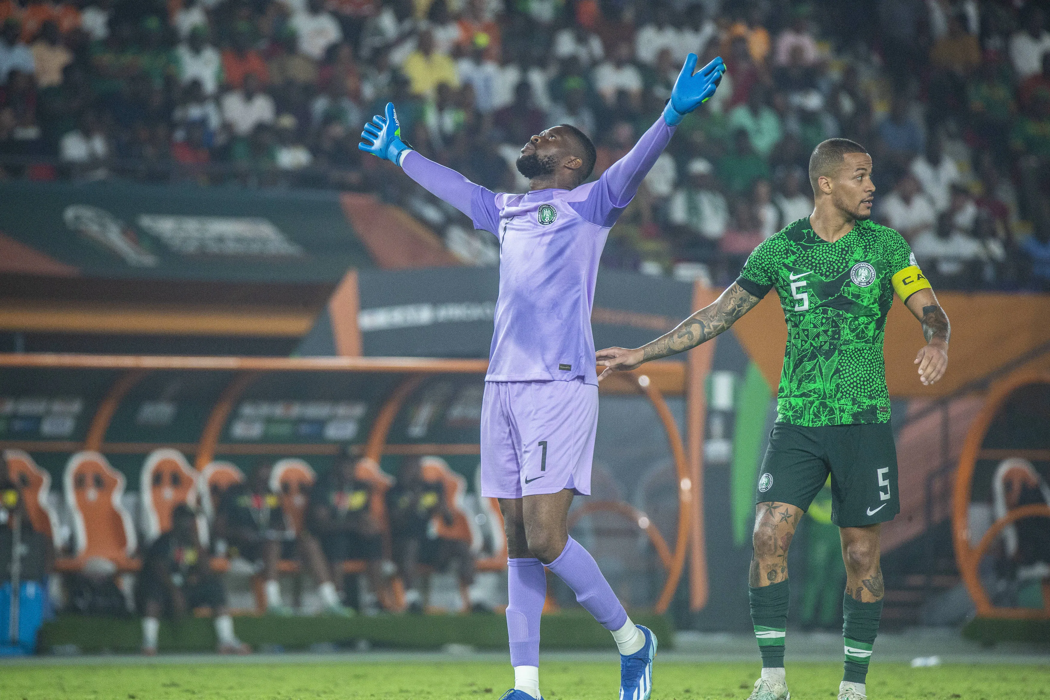 Nigeria and Omonia goalkeeper Francis Uzoho