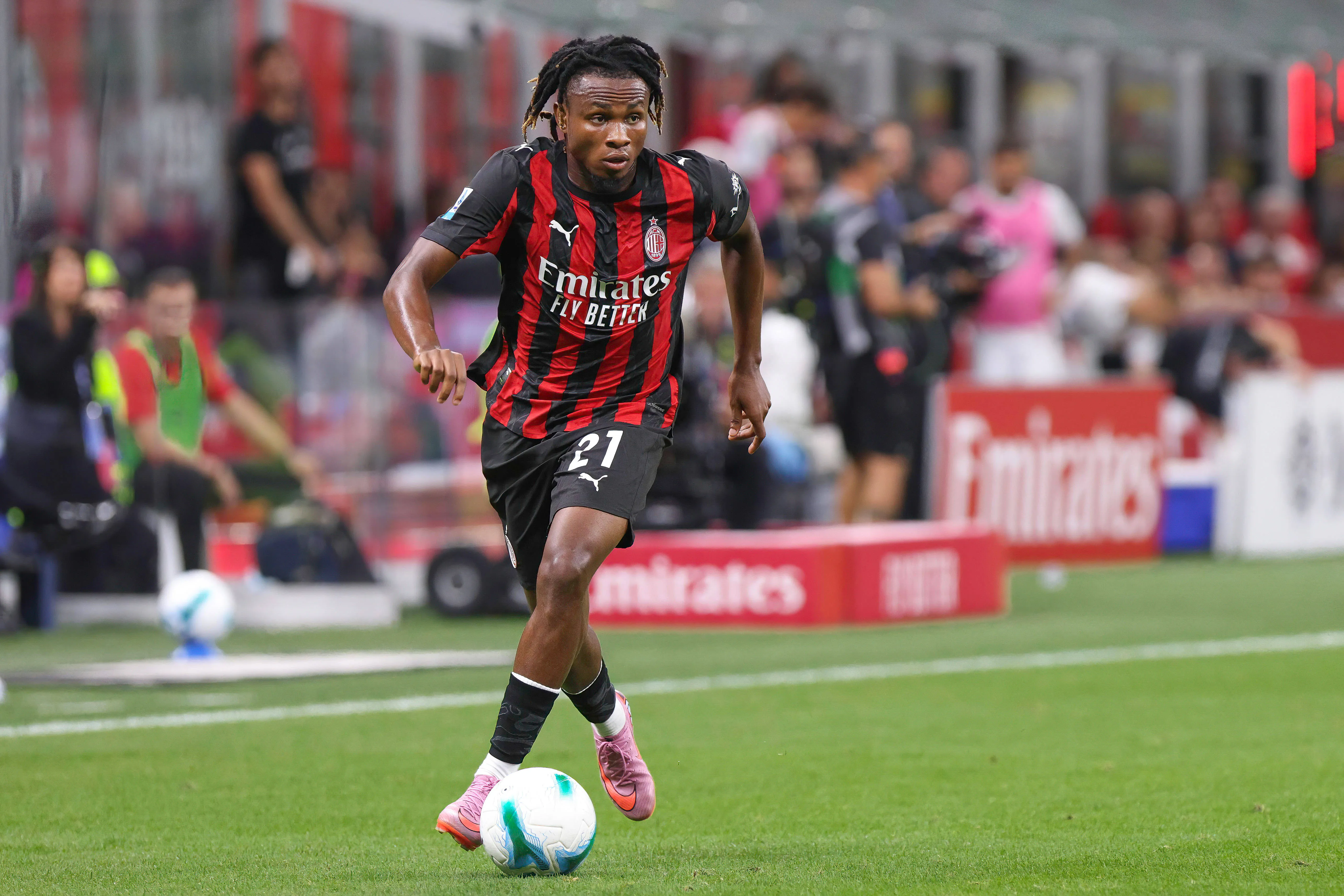 Super Eagles and AC Milan forward Samuel Chukwueze 