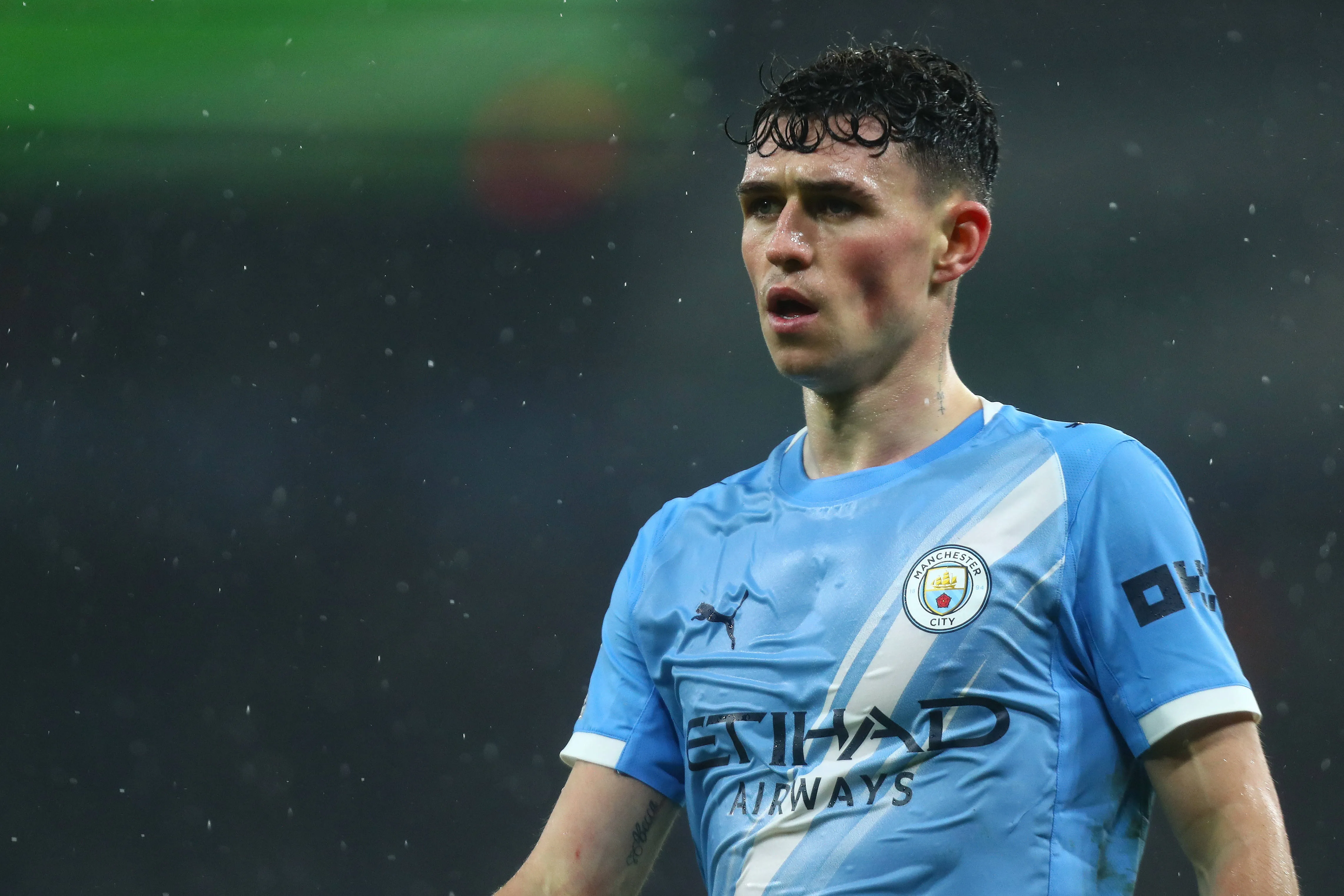 Phil Foden of Manchester City against Fulham