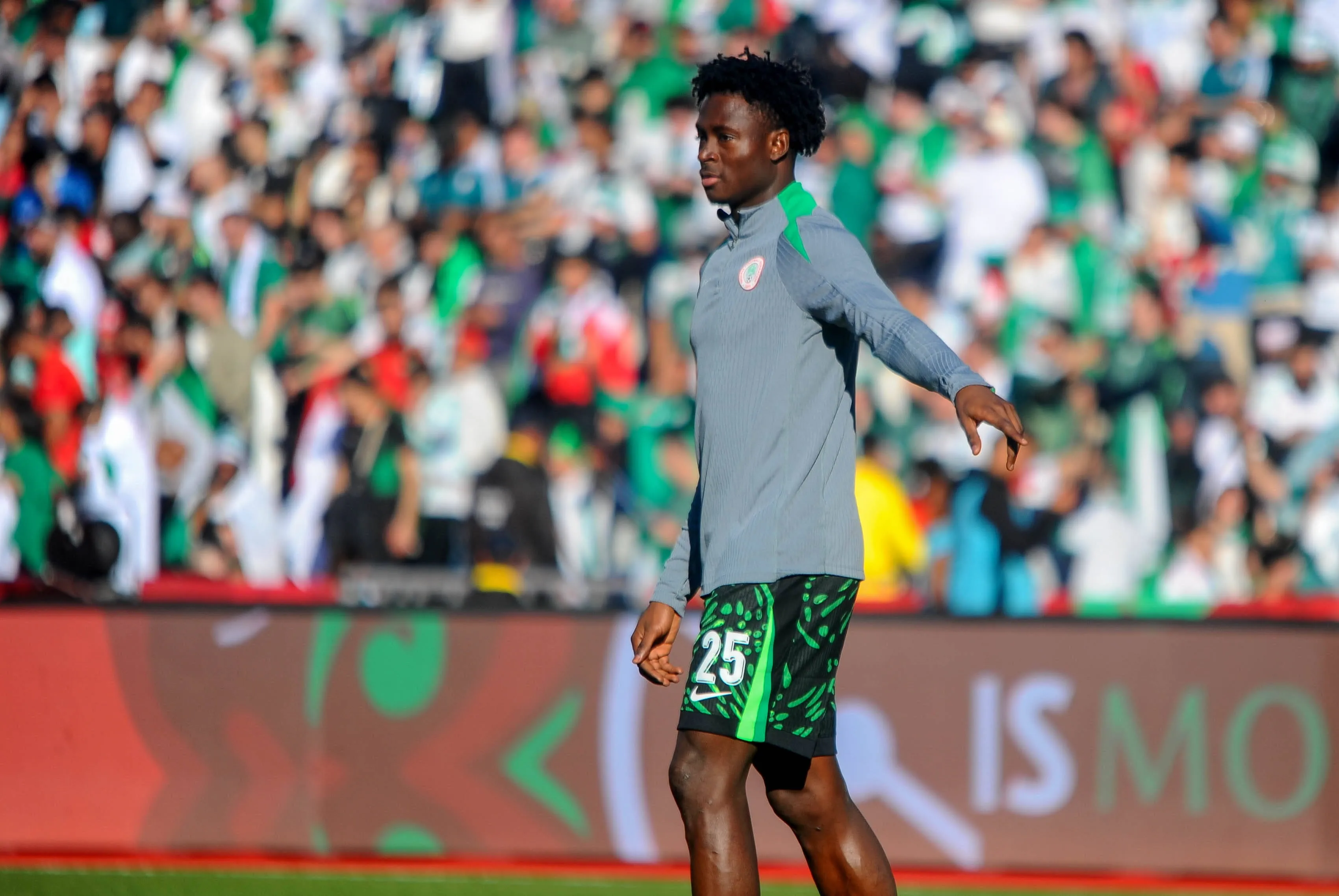 Salim Fago Lawal, Nigeria during the AFCON match between Algeria and Nigeria