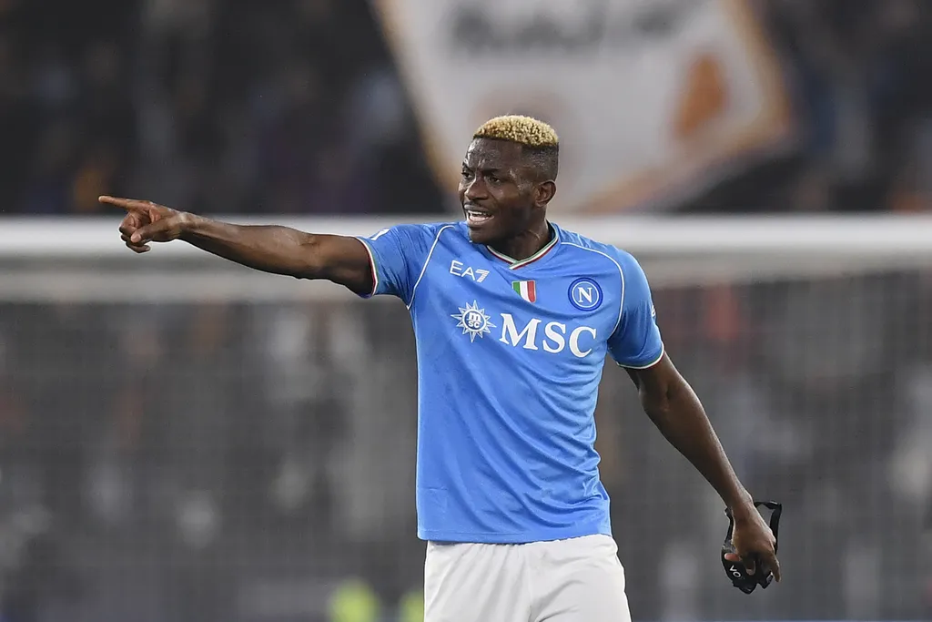 Victor Osimhen in action for Napoli