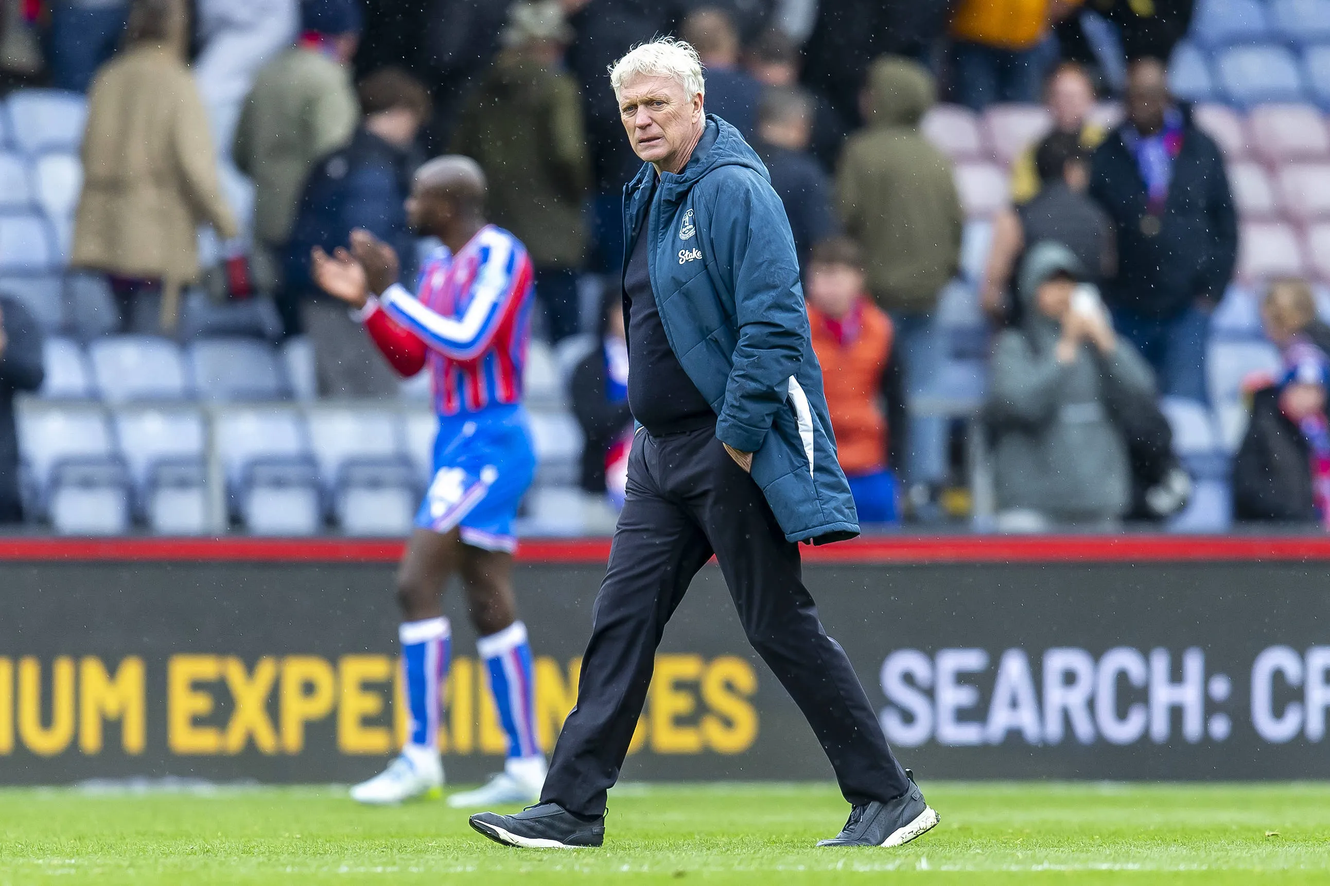 David Moyes, reacts after the Premier League match between Crystal Palace and Everton at Selhurst Park