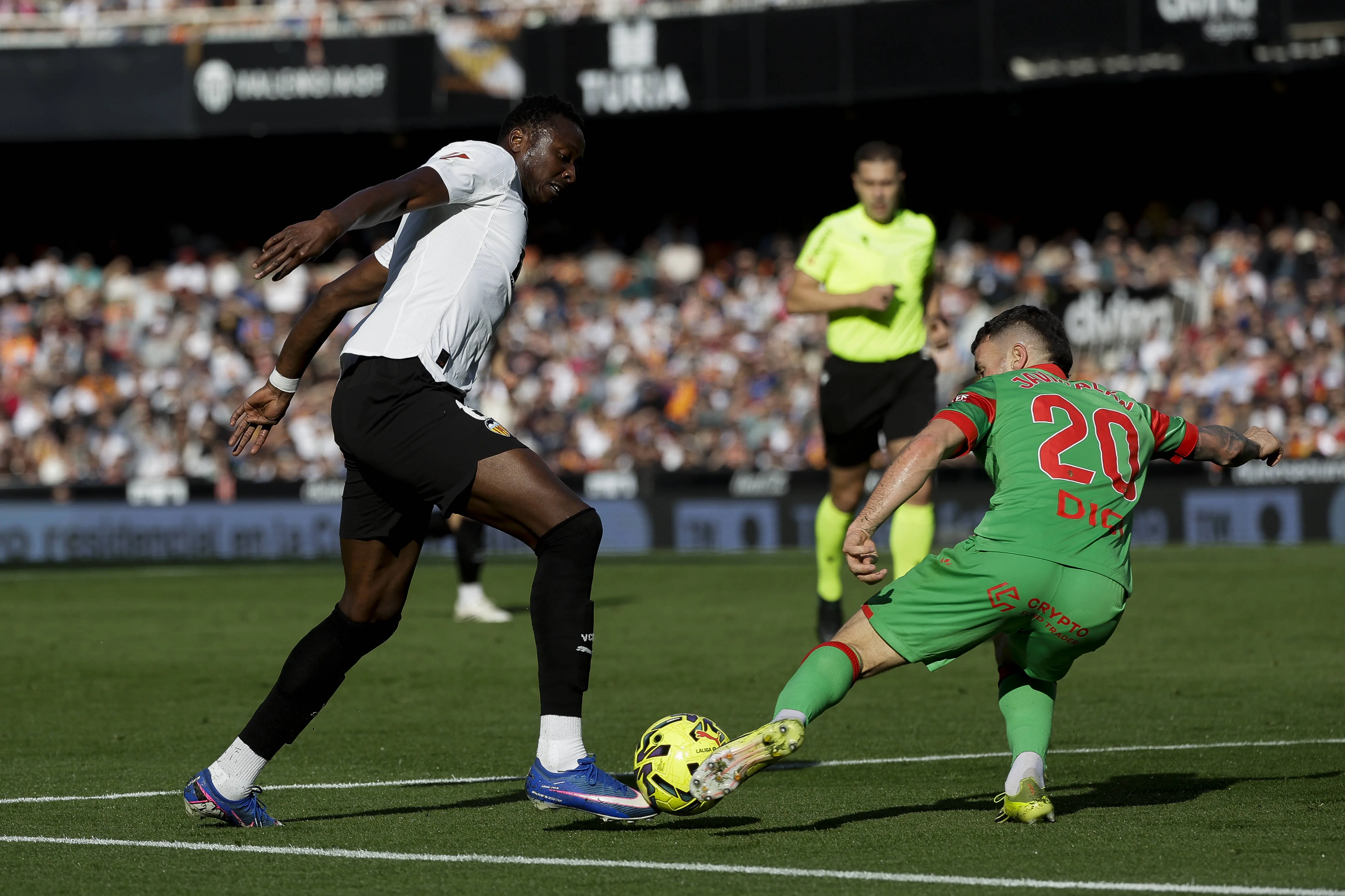 Umar Sadiq of Valencia CF
